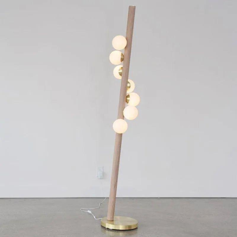 Hollis+Morris - Willow Floor Lamp - WILOFLOOR-5FT-OKB-BLK - Canada Light Shop