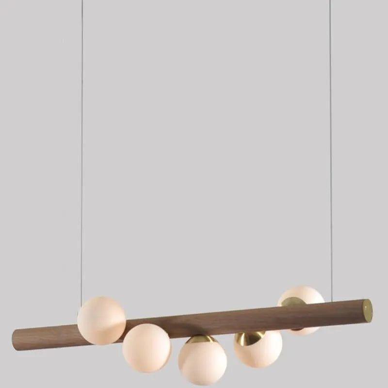 Hollis+Morris - Willow Horizontal Pendant - WILOHORIZ-5FT-OKB-BLK - Canada Light Shop
