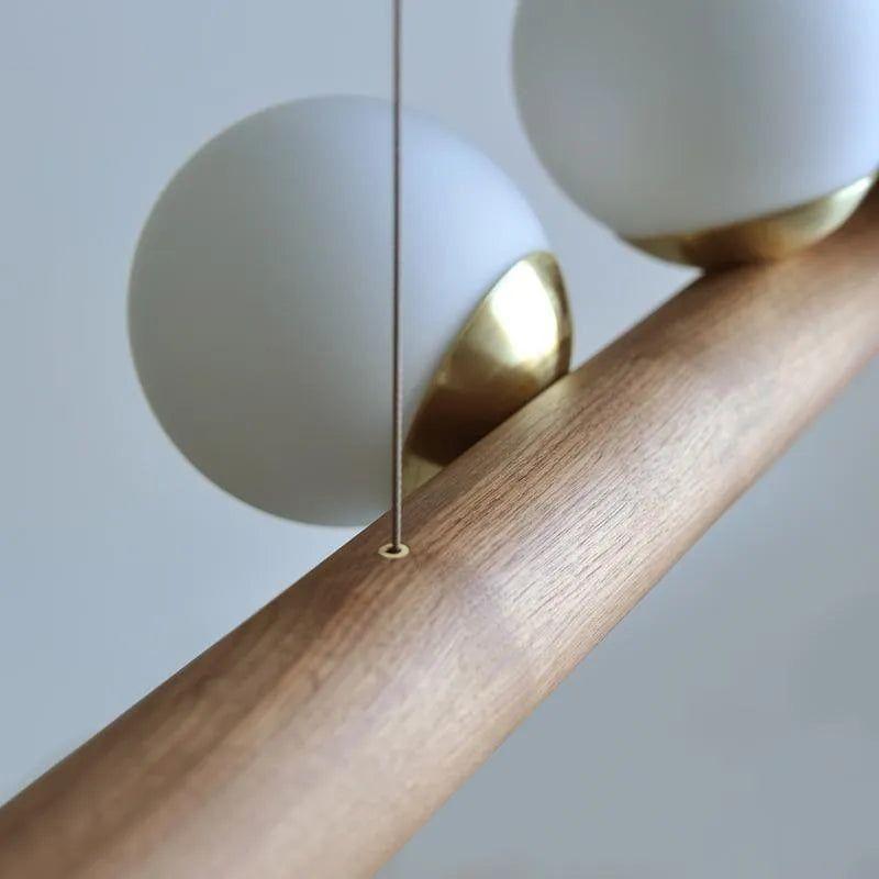 Hollis+Morris - Willow Horizontal Pendant - WILOHORIZ-5FT-OKB-BLK - Canada Light Shop