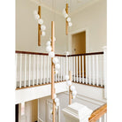 Hollis+Morris - Willow Vertical Pendant - WILOVERTICAL-5FT-OKB-BK - Canada Light Shop