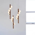 Hollis+Morris - Willow Vertical Pendant - WILOVERTICAL-5FT-OKB-BK - Canada Light Shop