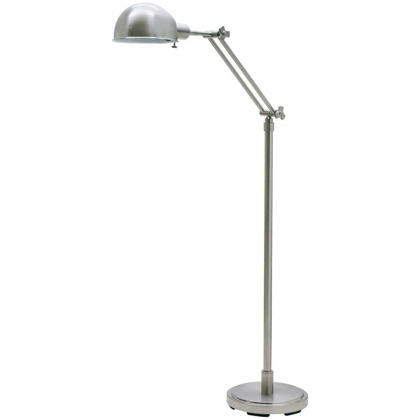 House of Troy - Addison One Light Floor Lamp - AD400-SN - Canada Light Shop