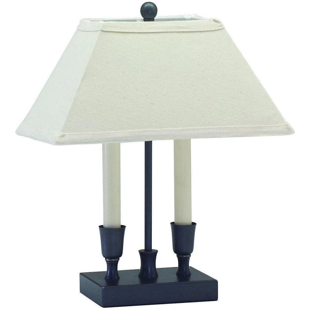 House of Troy - Coach Two Light Table Lamp - CH880-OB - Canada Light Shop