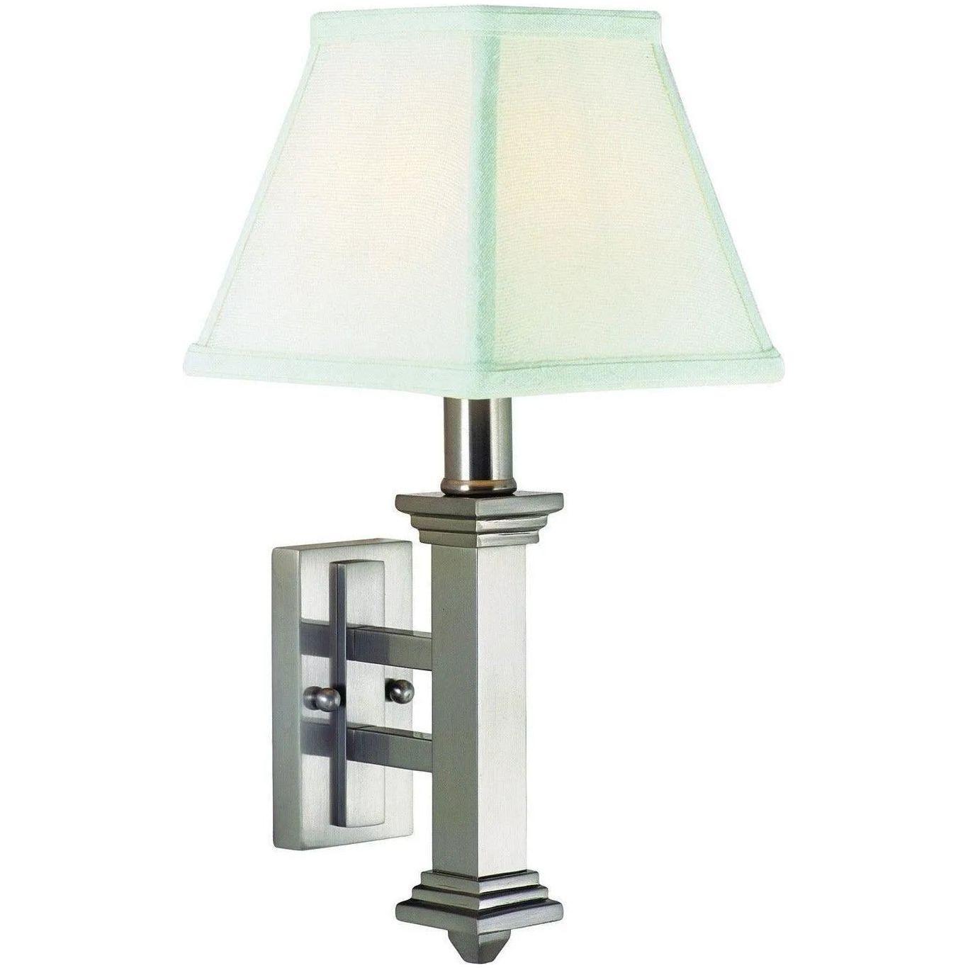 House of Troy - Decorative Wall Lamp 7-Inch One Light Wall Sconce - WL609-SN - Canada Light Shop