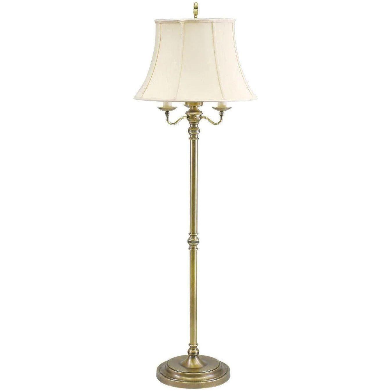 House of Troy - Newport Four Light Floor Lamp - N606-AB - Canada Light Shop