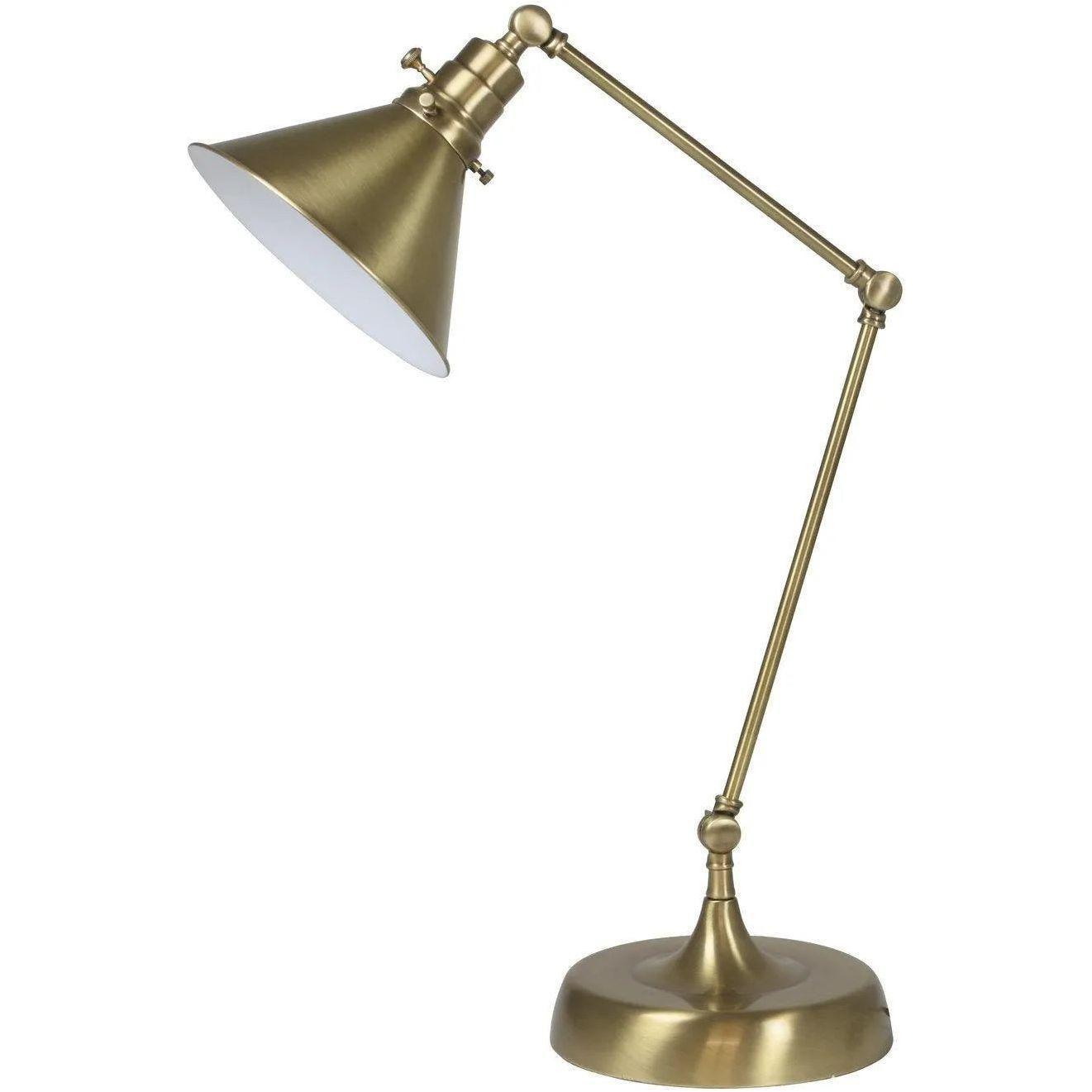 House of Troy - Otis One Light Table Lamp - OT650-AB-MS - Canada Light Shop