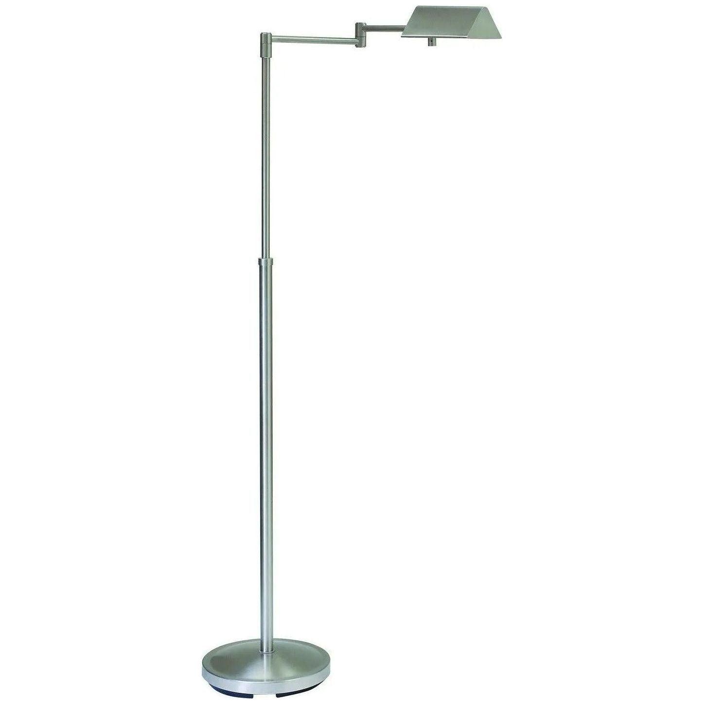 House of Troy - Pinnacle One Light Floor Lamp - PIN400-SN - Canada Light Shop