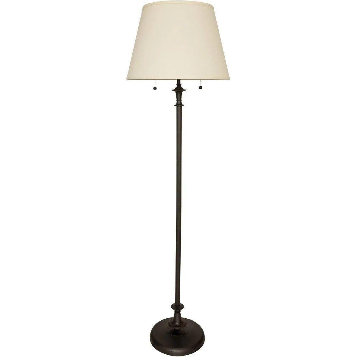 House of Troy - Randolph Two Light Floor Lamp - RA300-AB - Canada Light Shop