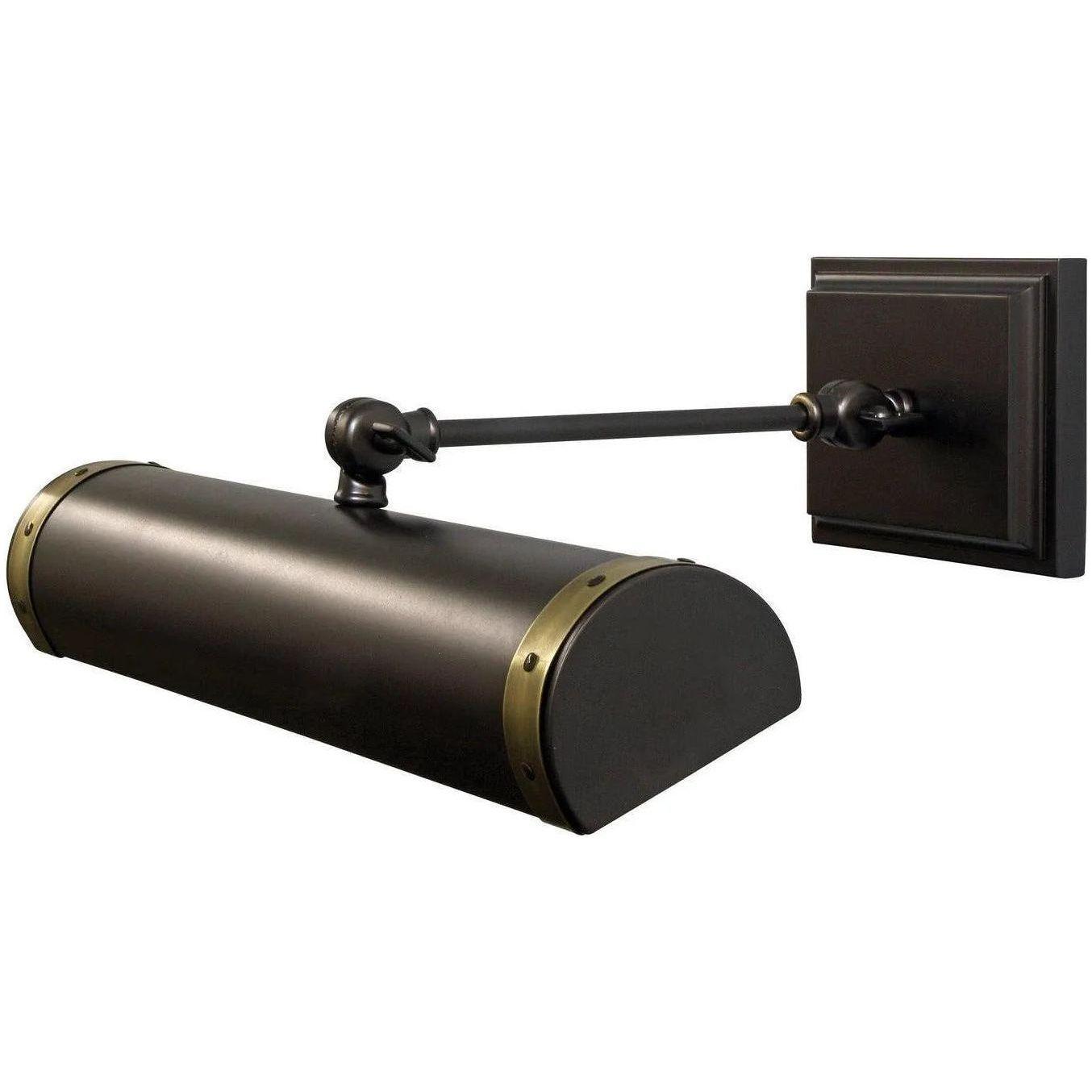 House of Troy - Steamer 16-Inch Two Light Picture Light - DST16-MBAB - Canada Light Shop