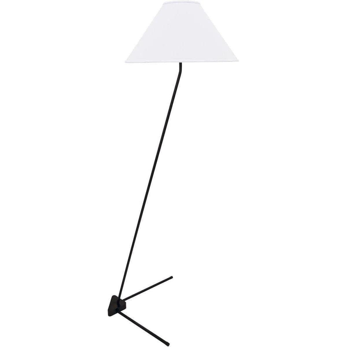 House of Troy - Victory One Light Floor Lamp - VIC900-BLK - Canada Light Shop