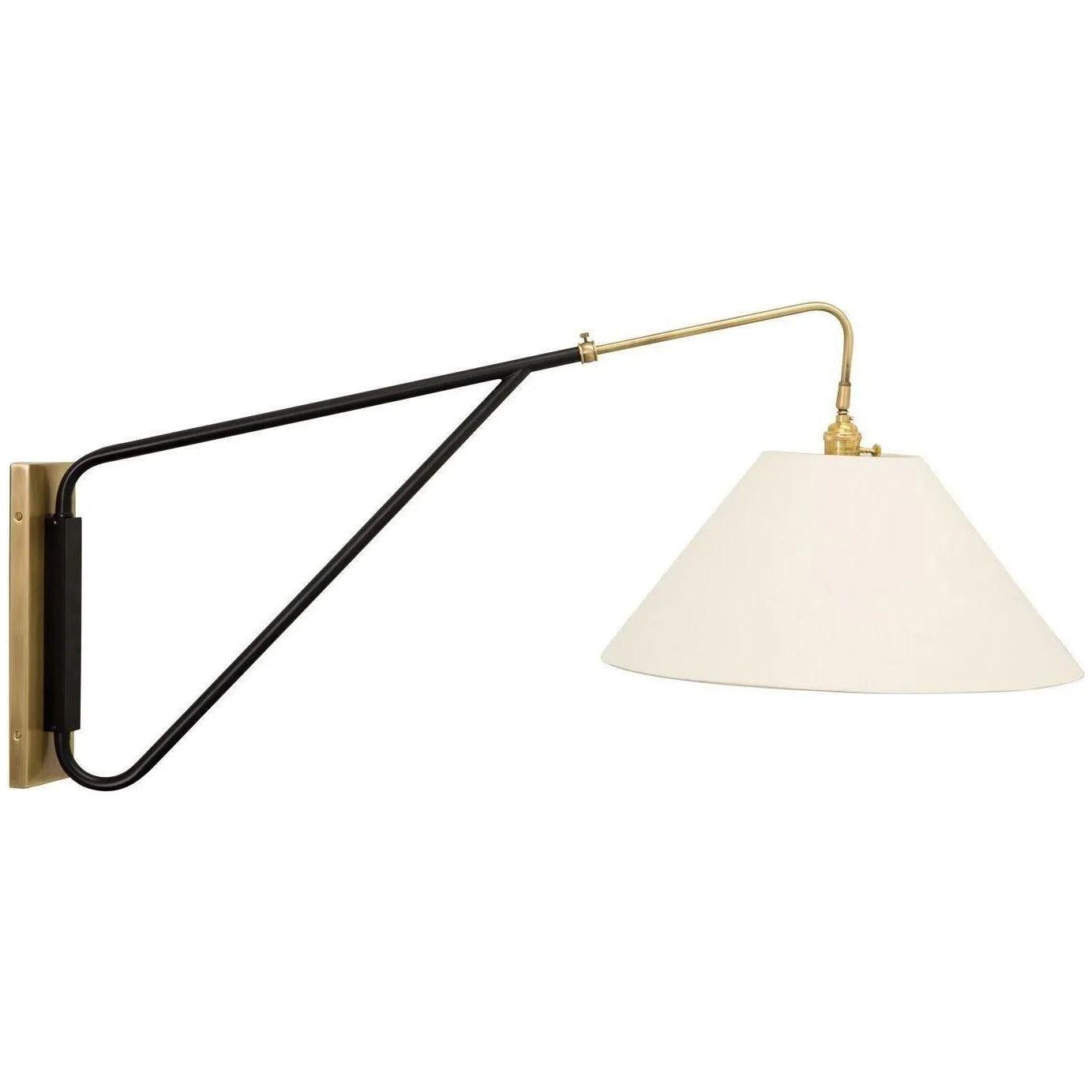 House of Troy - Wall Swing Arm One Light Wall Sconce - WS731-ABBLK - Canada Light Shop