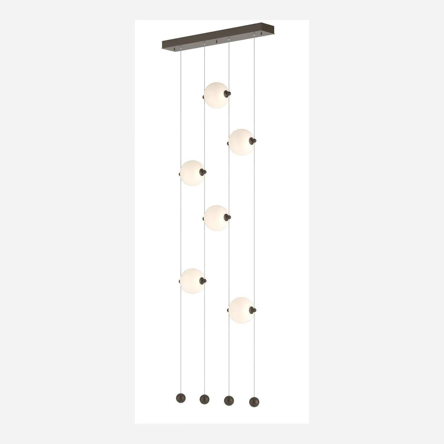 Hubbardton Forge - Abacus Ceiling to Floor LED Pendant - 139055-LED-STND-05-GG0668 - Canada Light Shop