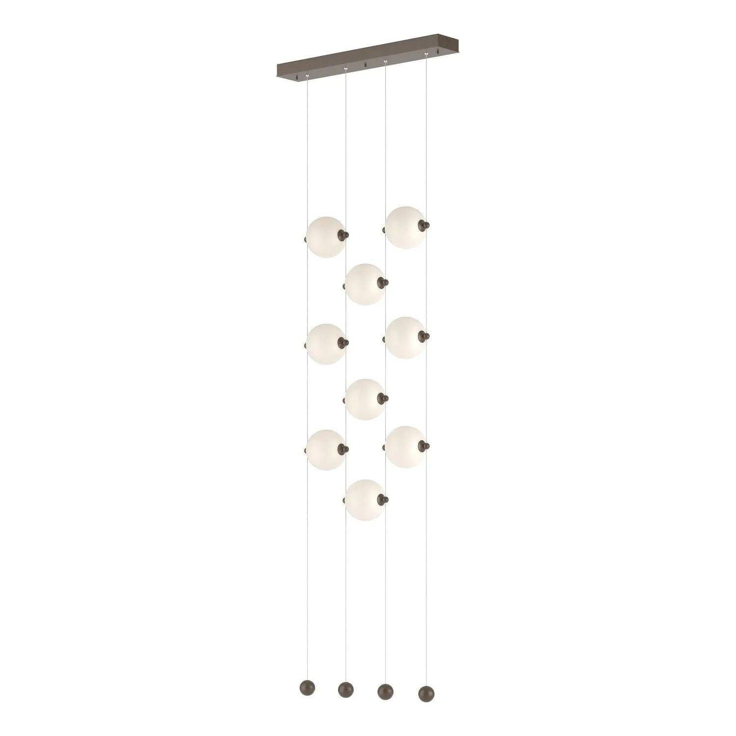 Hubbardton Forge - Abacus Ceiling to Floor LED Pendant - 139057-LED-STND-05-GG0668 - Canada Light Shop