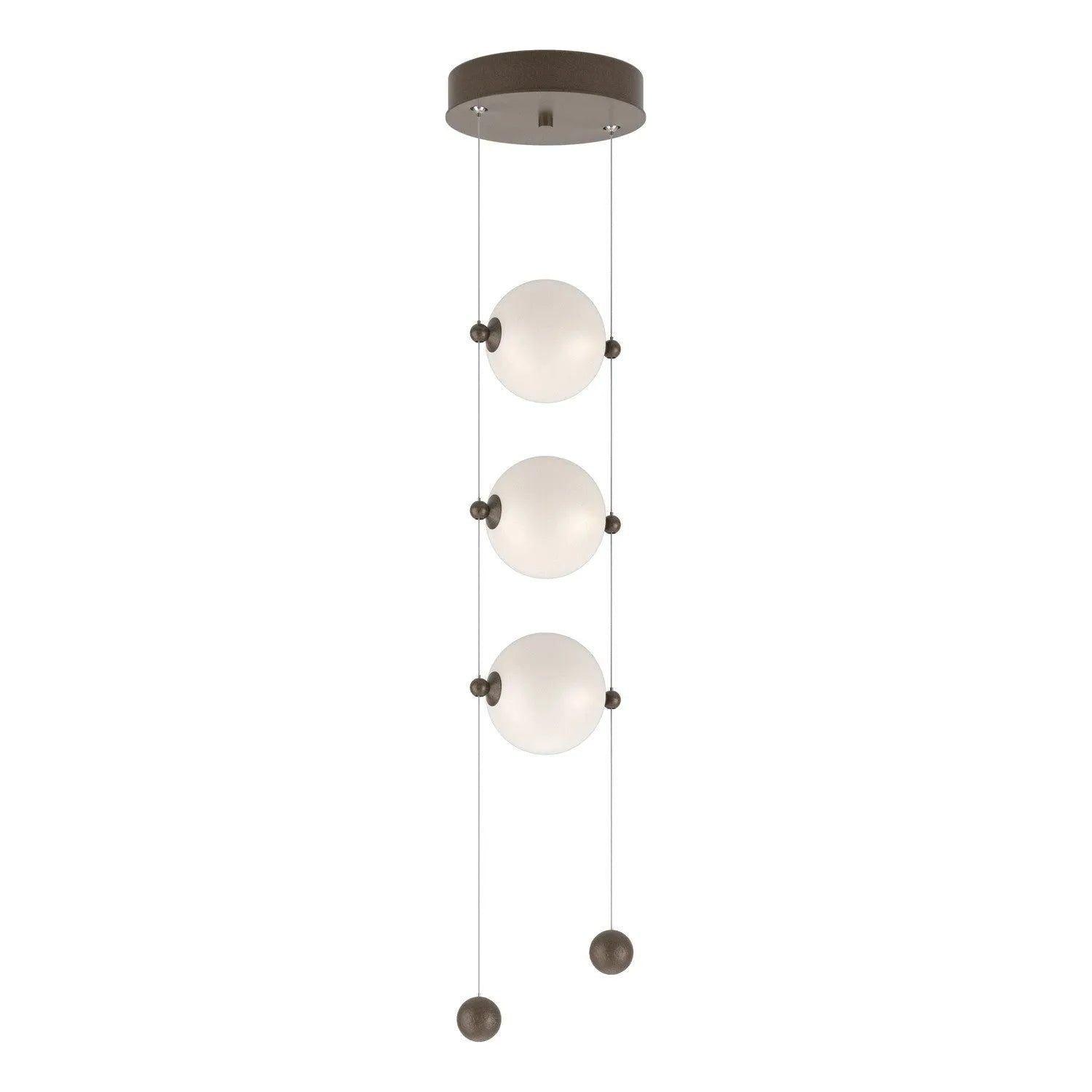 Hubbardton Forge - Abacus LED Multi-Light Pendant - 139059-LED-STND-05-GG0668 - Canada Light Shop