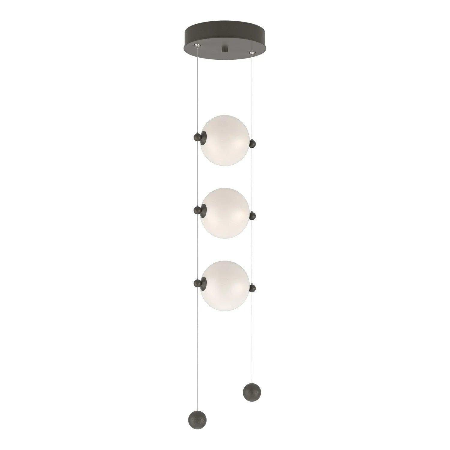 Hubbardton Forge - Abacus LED Multi-Light Pendant - 139059-LED-STND-07-GG0668 - Canada Light Shop