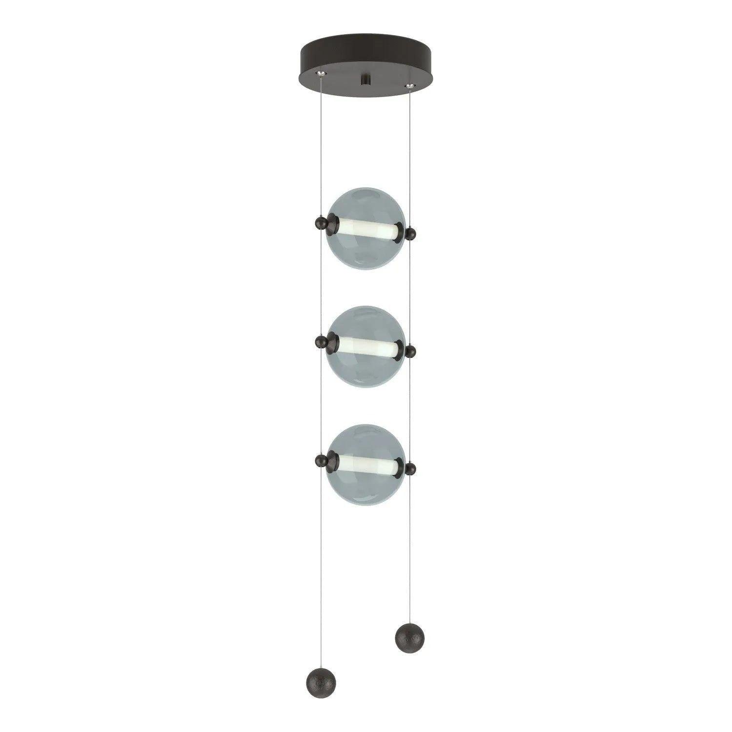 Hubbardton Forge - Abacus LED Multi-Light Pendant - 139059-LED-STND-14-YL0668 - Canada Light Shop