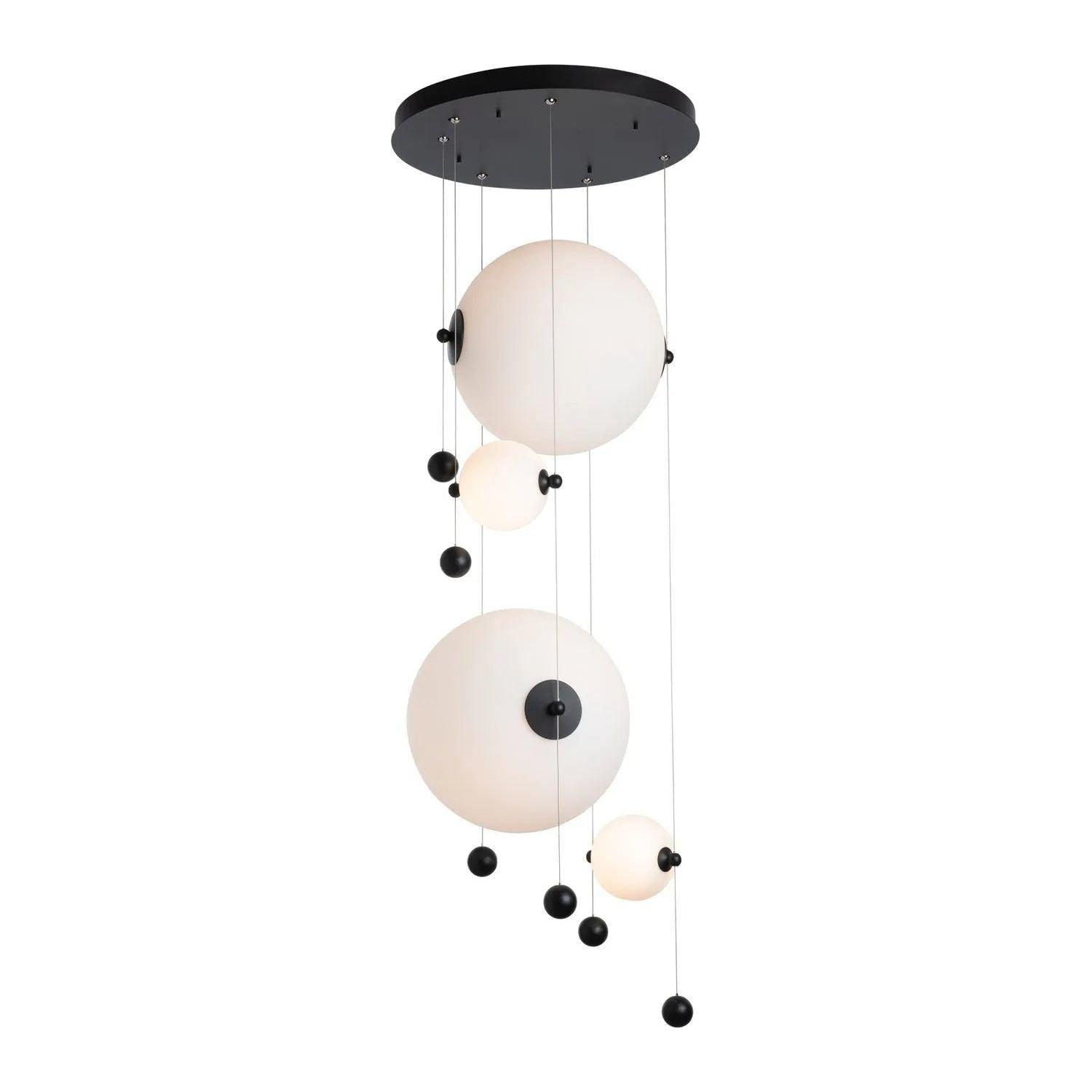 Hubbardton Forge - Abacus LED Round Multi-Light Pendant - 139052-LED-STND-10-GG0694 - Canada Light Shop