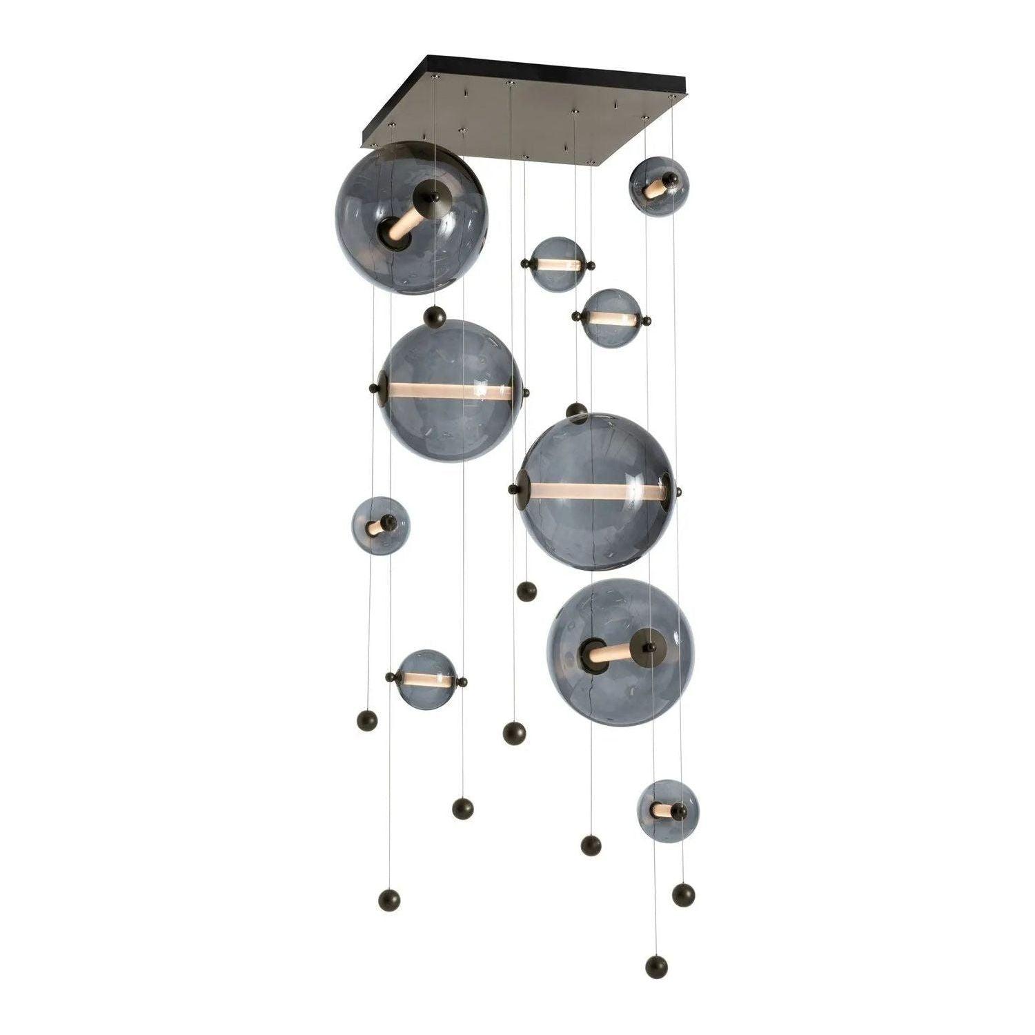 Hubbardton Forge - Abacus LED Square Multi-Light Pendant - 139051-LED-STND-14-YL0694 - Canada Light Shop