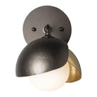Hubbardton Forge - Brooklyn 1-Light Double Shade Bath Sconce - 201374-SKT-14-86-GG0711 - Canada Light Shop