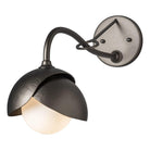 Hubbardton Forge - Brooklyn 1-Light Double Shade Long-Arm Sconce - 201377-SKT-14-14-GG0711 - Canada Light Shop