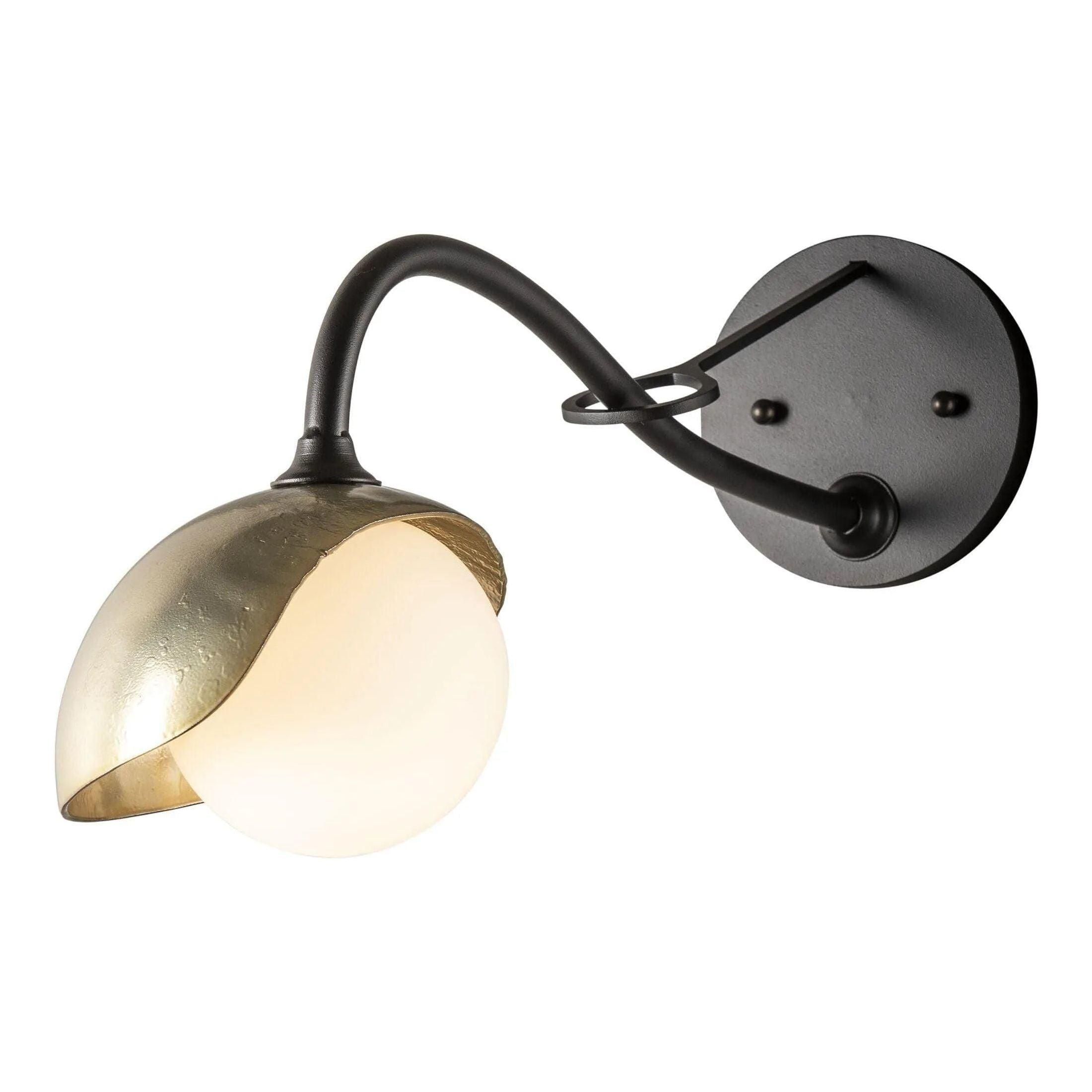 Hubbardton Forge - Brooklyn 1-Light Single Shade Long-Arm Sconce - 201376-SKT-10-86-GG0711 - Canada Light Shop