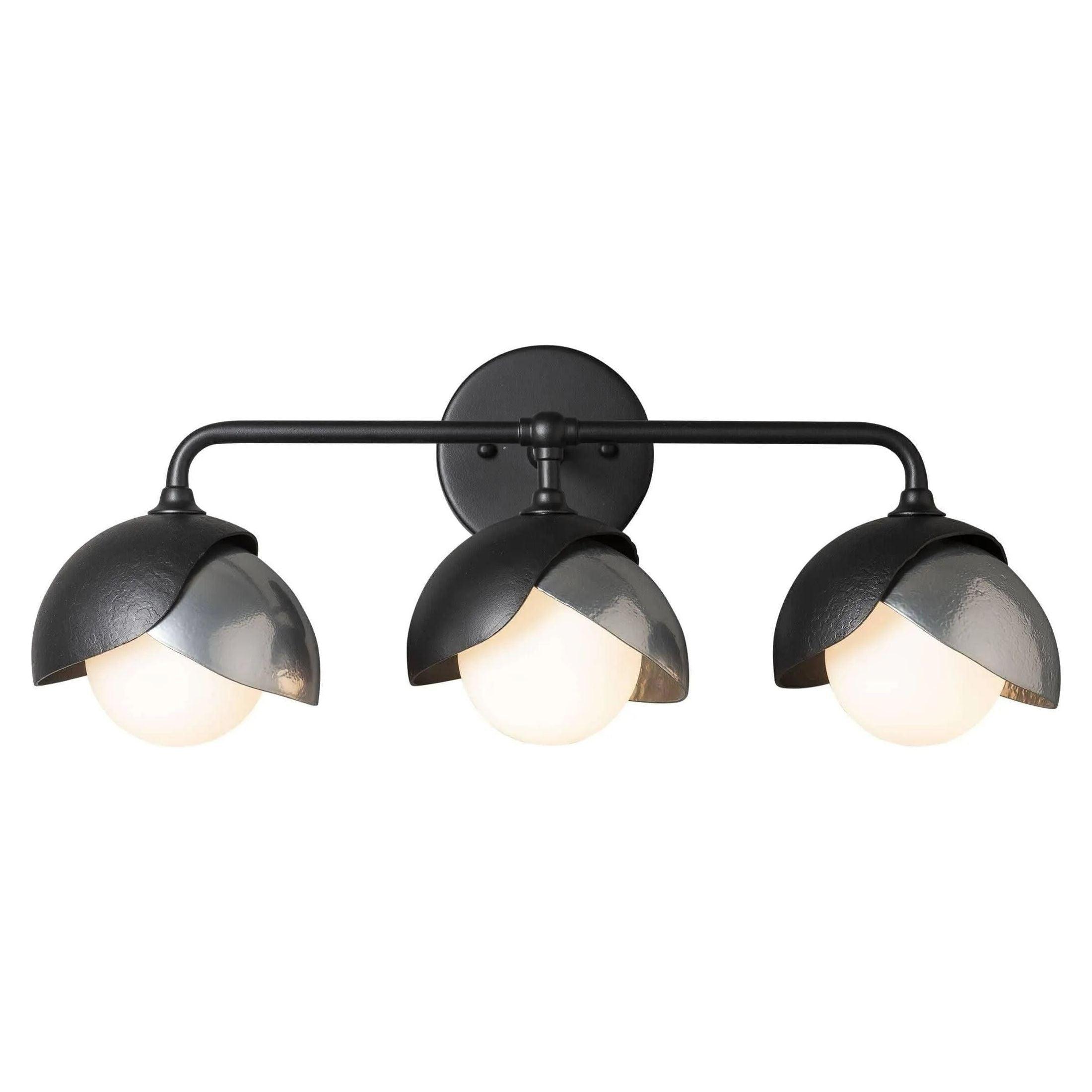 Hubbardton Forge - Brooklyn 3-Light Double Shade Bath Sconce - 201375-SKT-10-85-GG0711 - Canada Light Shop