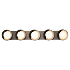 Hubbardton Forge - Brooklyn 5-Light Straight Double Shade Bath Sconce - 201379-SKT-14-85-GG0711 - Canada Light Shop