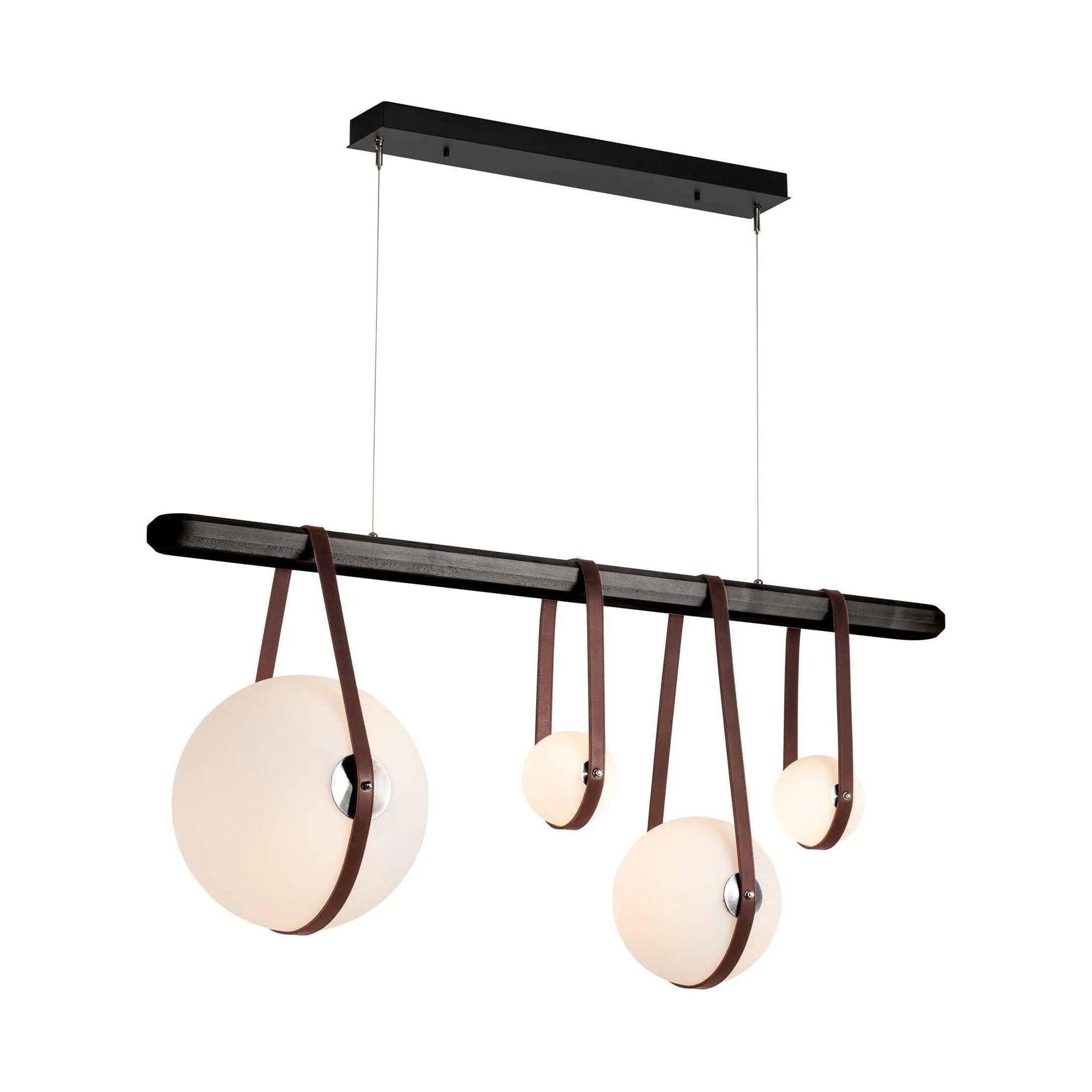 Hubbardton Forge - Derby Linear 4-Light LED Pendant - 131043-LED-STND-10-24-LB-WB-GG0702 - Canada Light Shop