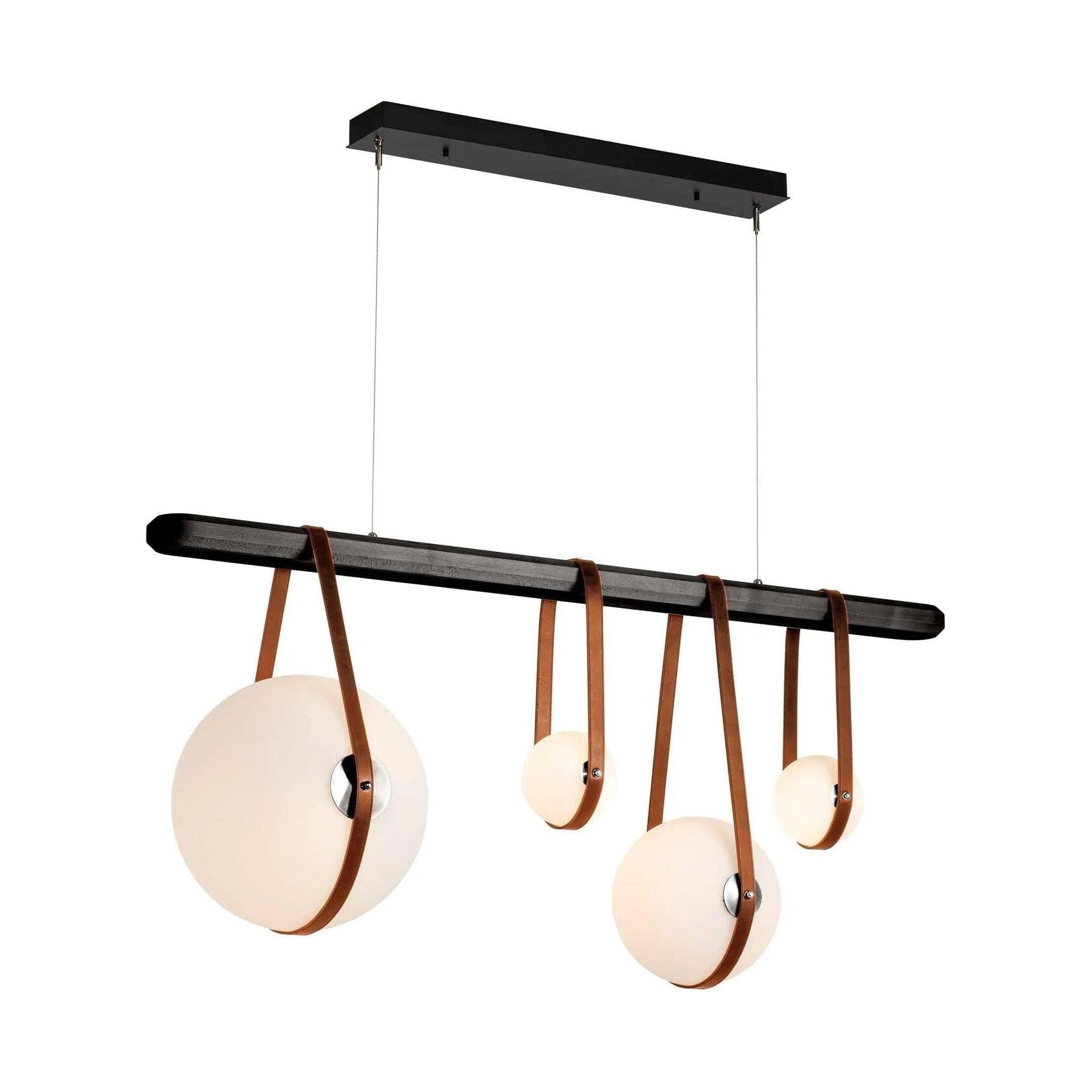 Hubbardton Forge - Derby Linear 4-Light LED Pendant - 131043-LED-STND-10-24-LC-WB-GG0702 - Canada Light Shop