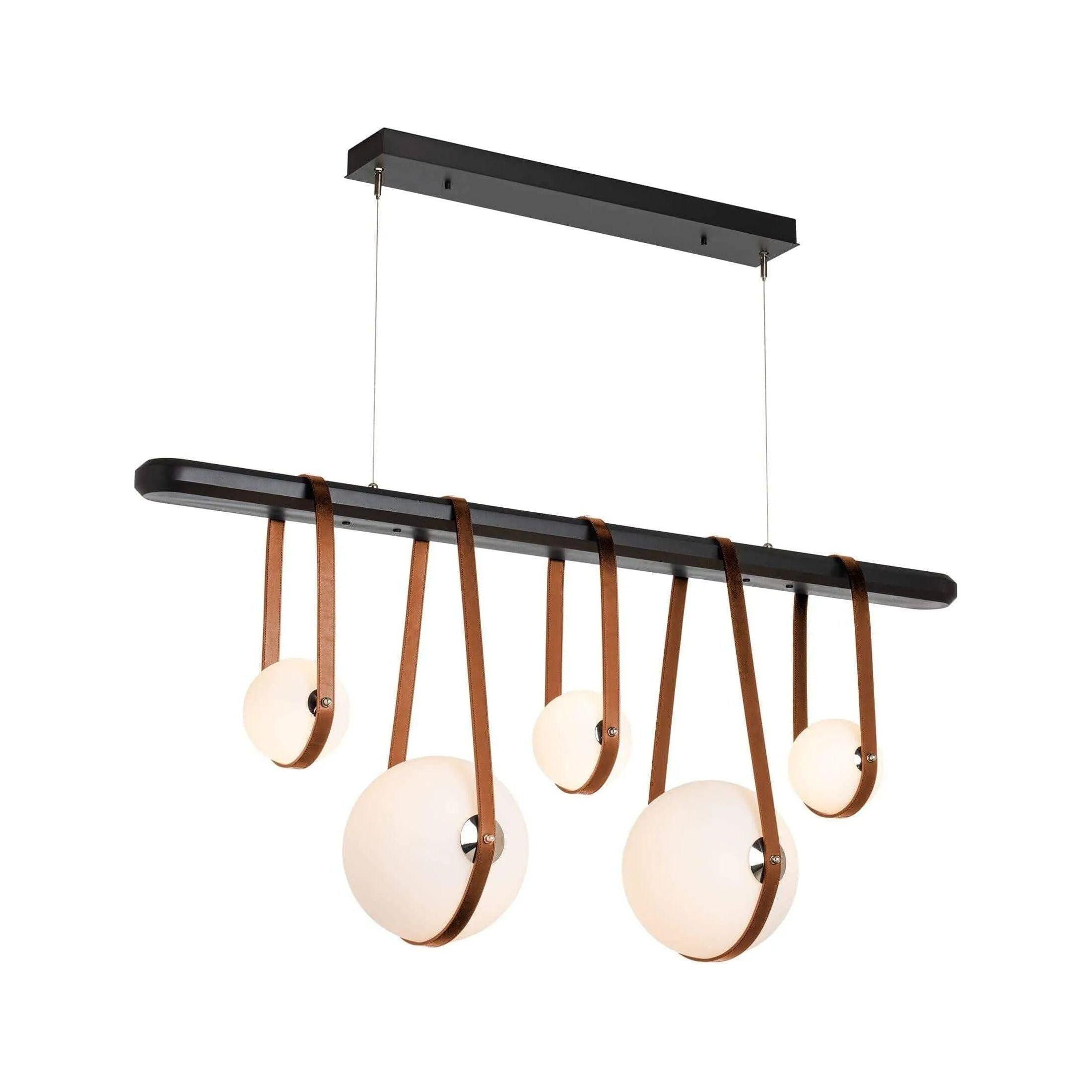 Hubbardton Forge - Derby Linear 5-Light LED Pendant - 131046-LED-STND-10-24-LC-WB-GG0701 - Canada Light Shop