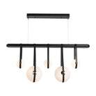 Hubbardton Forge - Derby Linear 5-Light LED Pendant - 131046-LED-STND-10-24-LK-WB-GG0701 - Canada Light Shop
