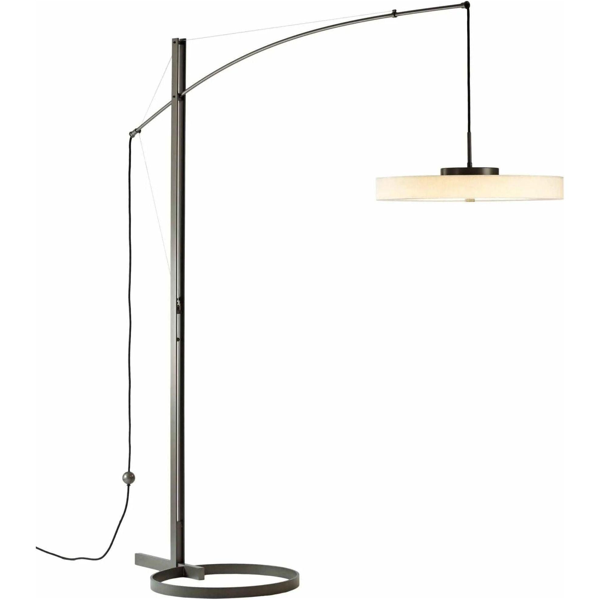 Hubbardton Forge - Disq 88-Inch LED Floor Lamp - 234510-LED-08-SH1970 - Canada Light Shop