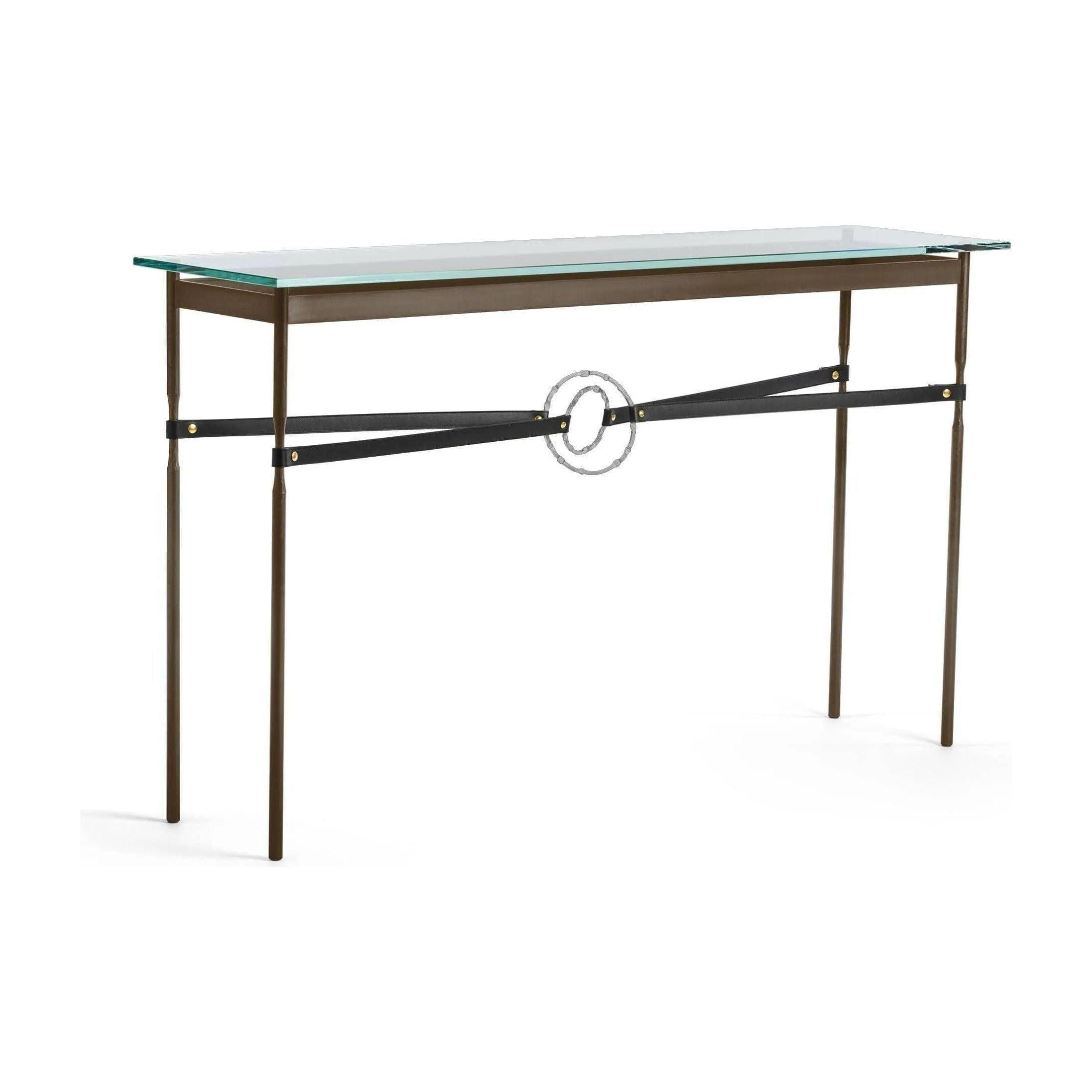 Hubbardton Forge - Equus Black Leather Console Table - 750118-05-82-LK-VA0714 - Canada Light Shop