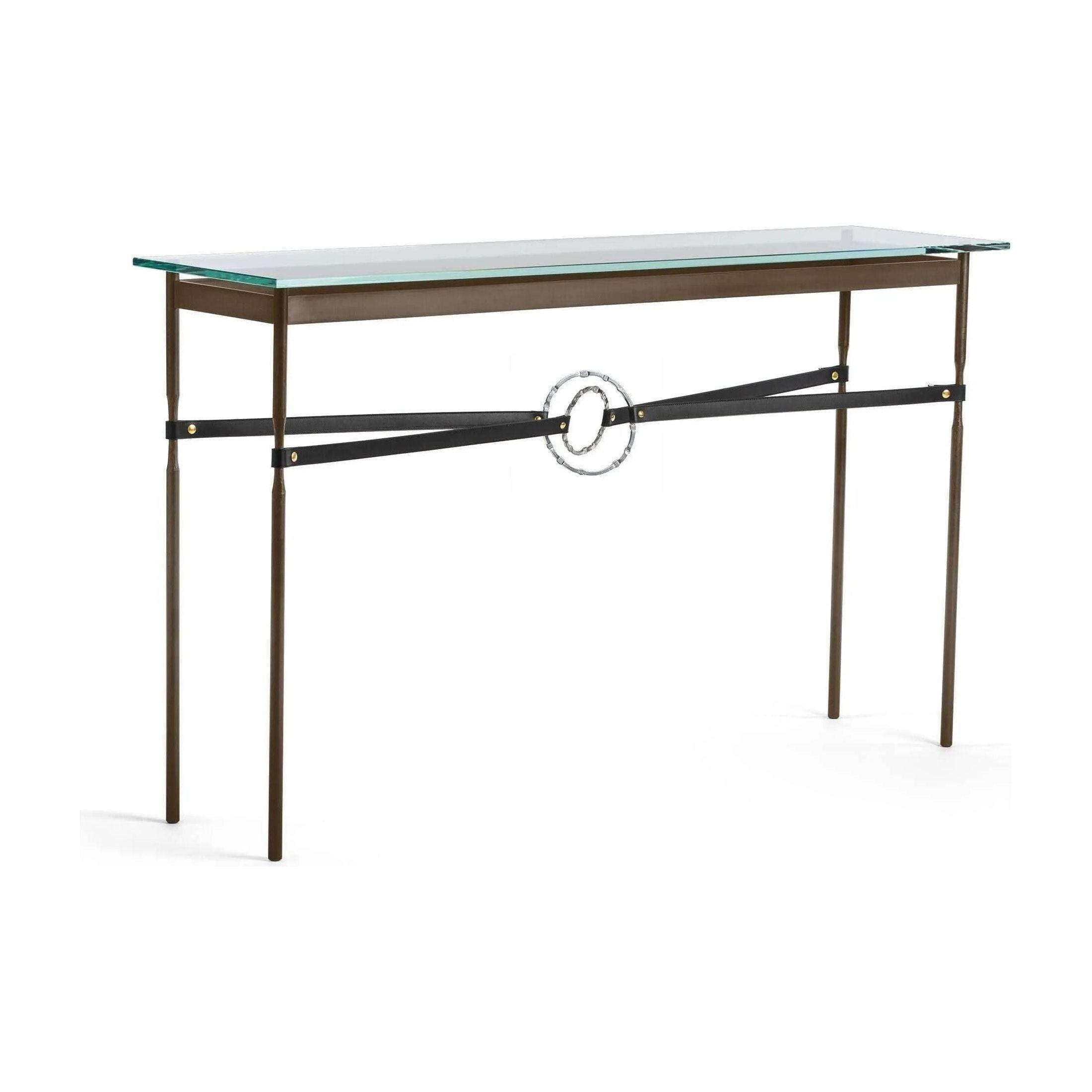 Hubbardton Forge - Equus Black Leather Console Table - 750118-05-85-LK-VA0714 - Canada Light Shop