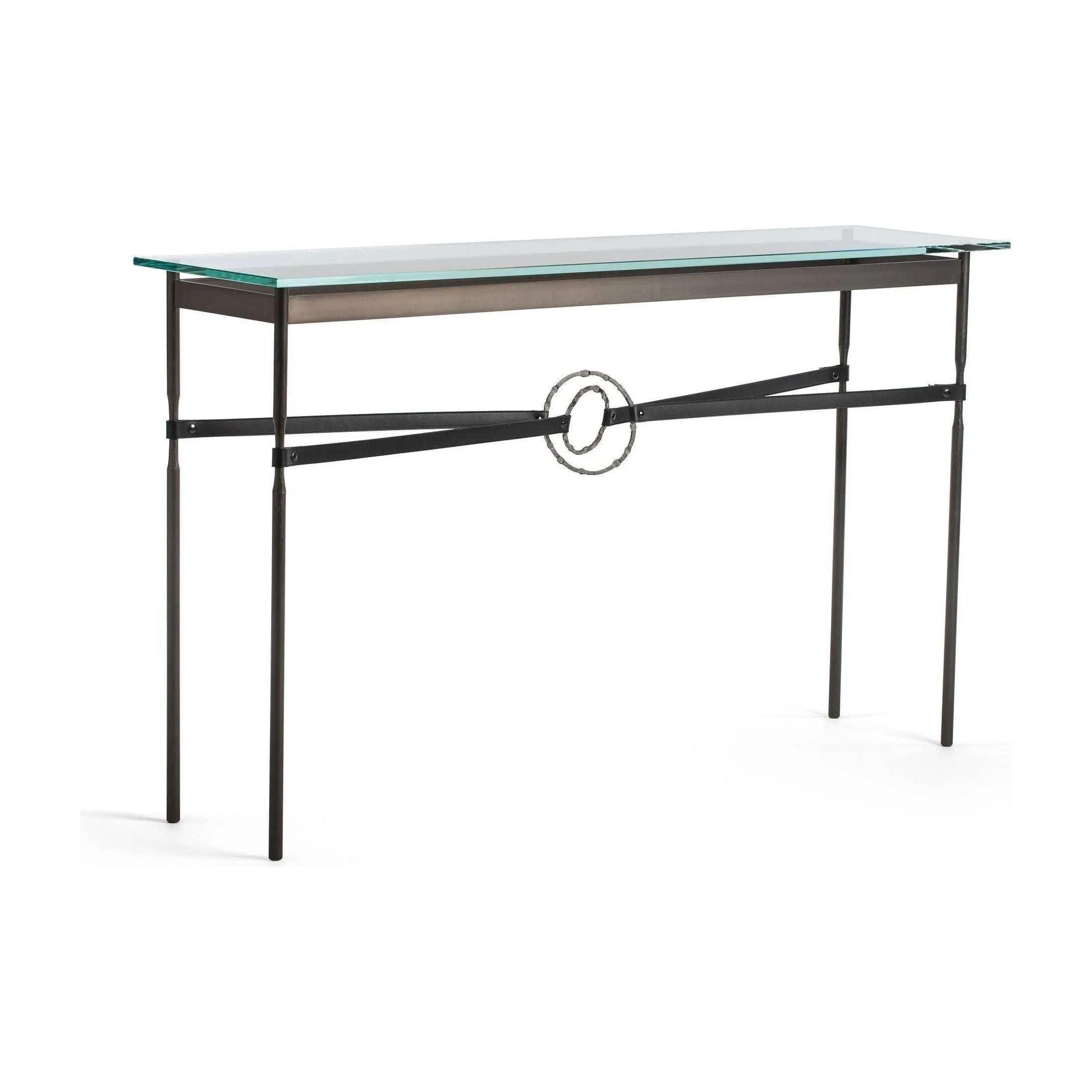 Hubbardton Forge - Equus Black Leather Console Table - 750118-07-20-LK-VA0714 - Canada Light Shop
