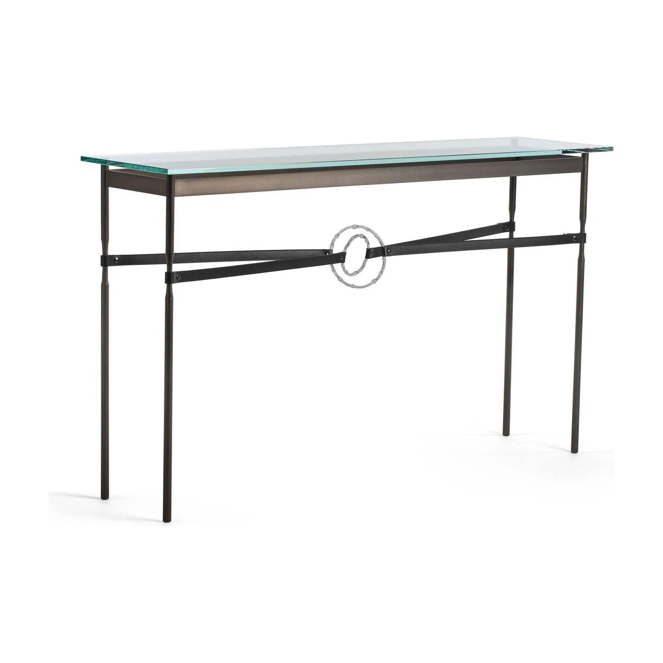Hubbardton Forge - Equus Black Leather Console Table - 750118-07-82-LK-VA0714 - Canada Light Shop