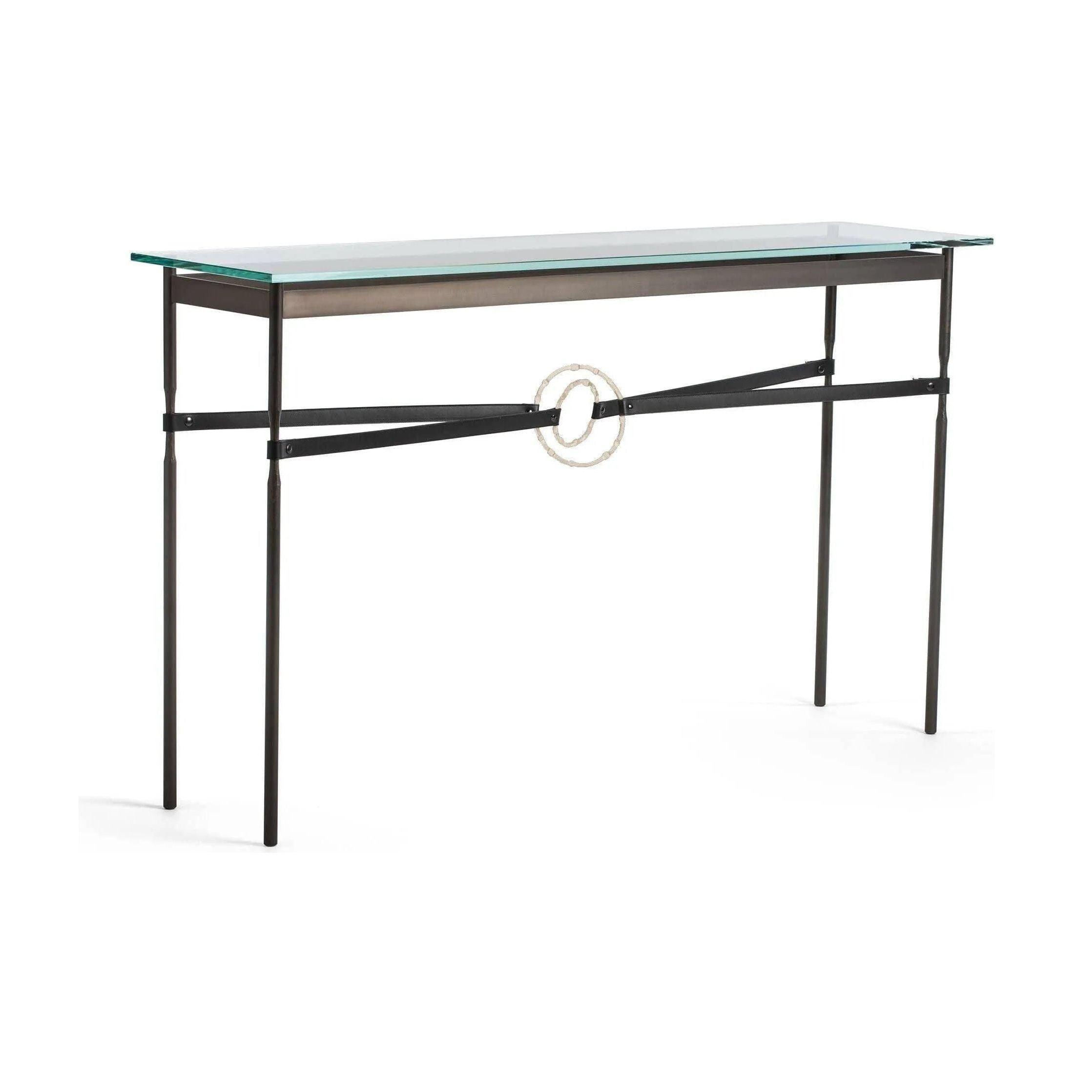 Hubbardton Forge - Equus Black Leather Console Table - 750118-07-84-LK-VA0714 - Canada Light Shop