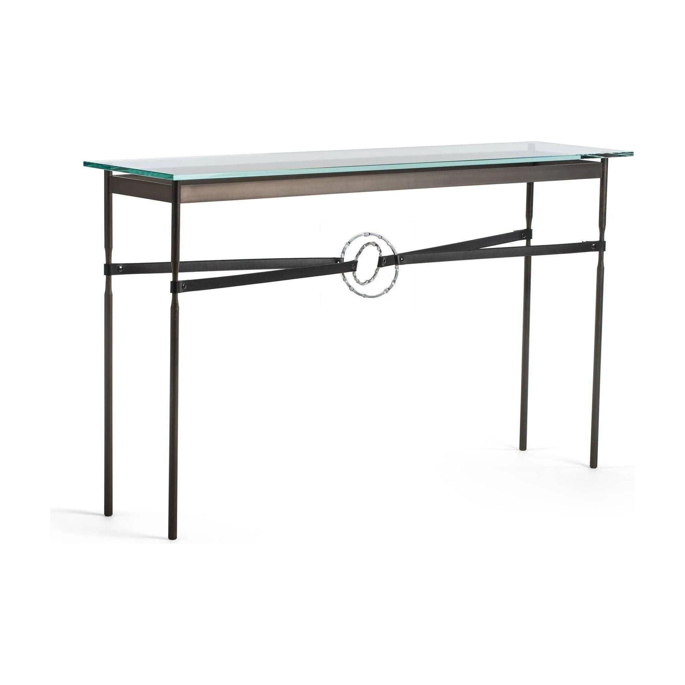 Hubbardton Forge - Equus Black Leather Console Table - 750118-07-85-LK-VA0714 - Canada Light Shop