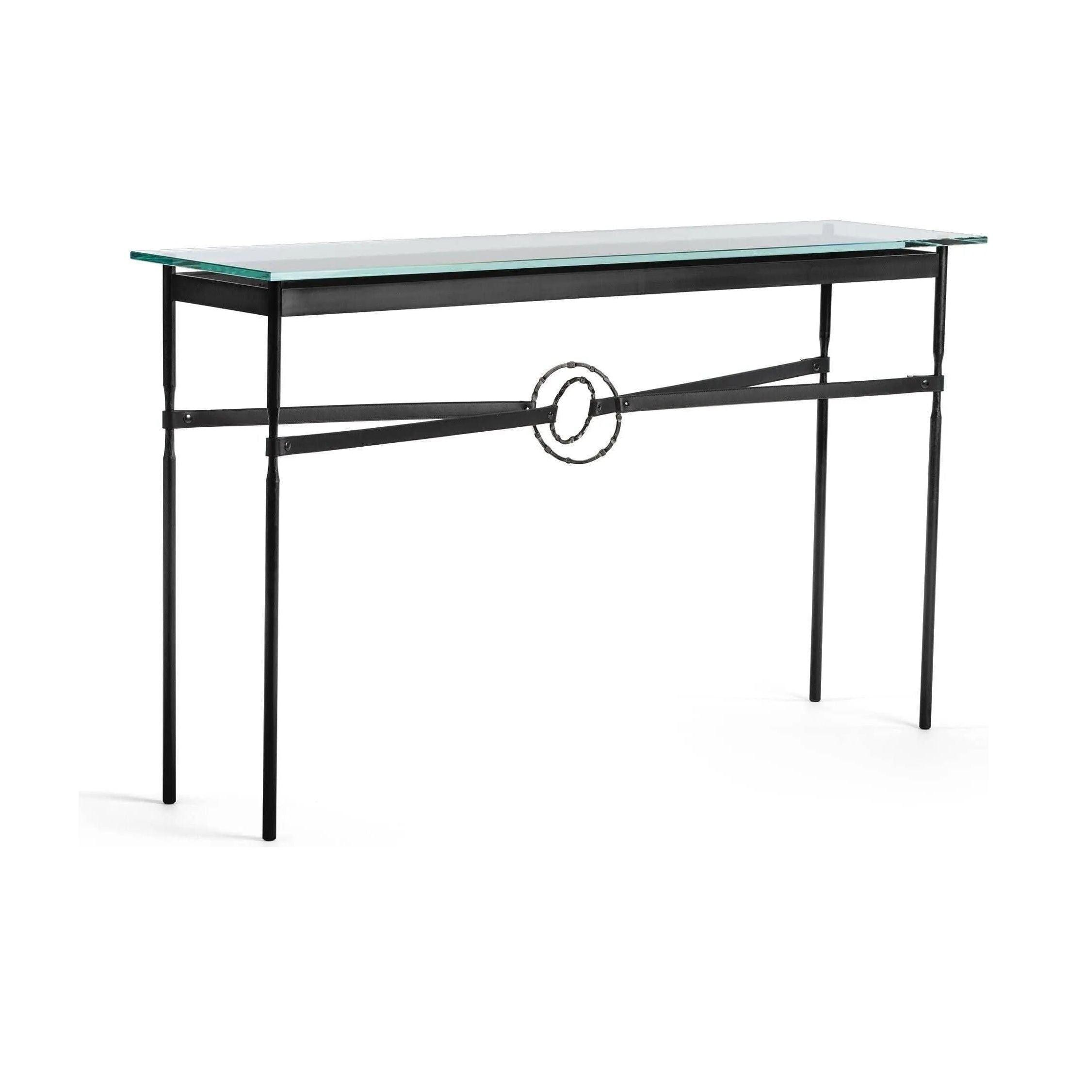 Hubbardton Forge - Equus Black Leather Console Table - 750118-10-07-LK-VA0714 - Canada Light Shop