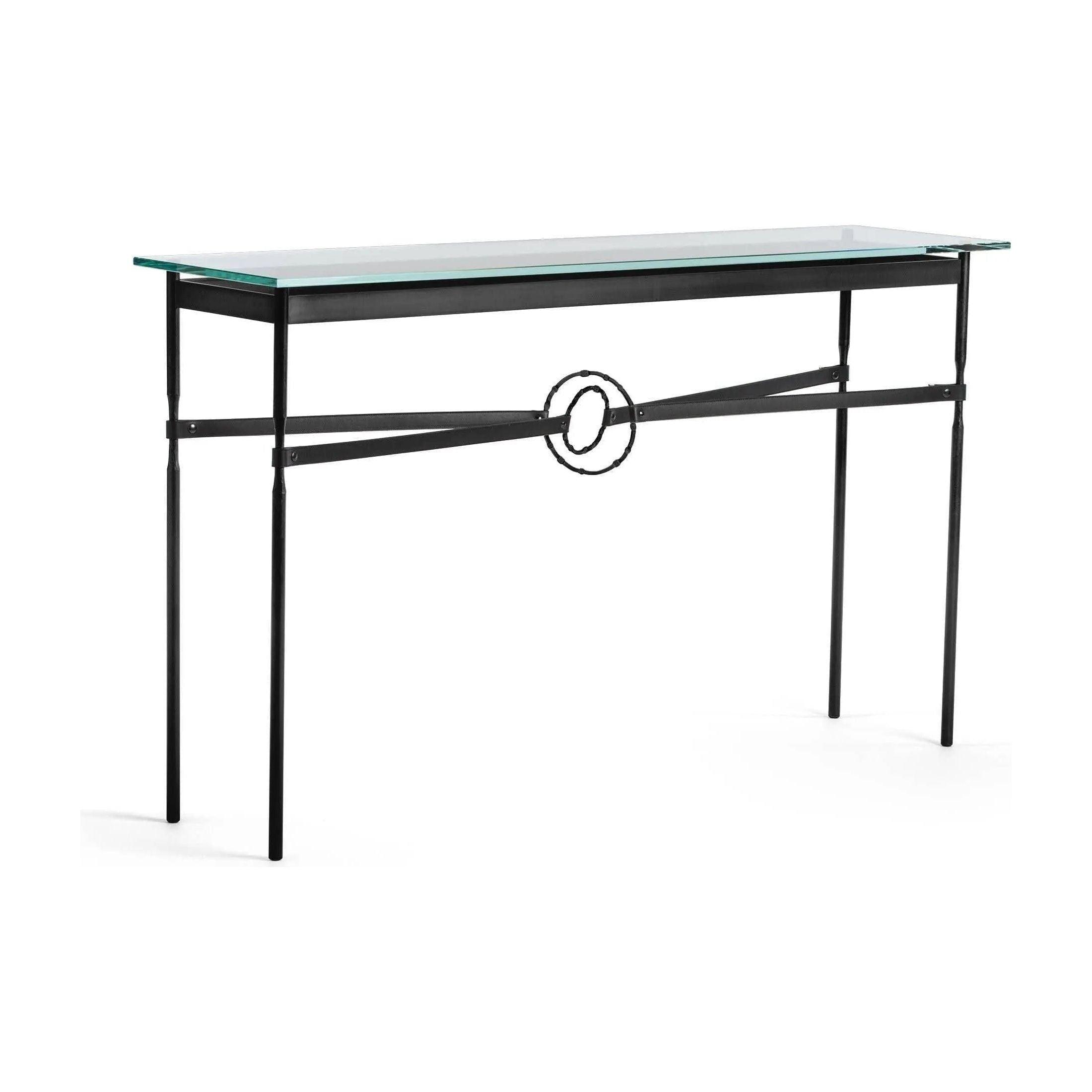 Hubbardton Forge - Equus Black Leather Console Table - 750118-10-10-LK-VA0714 - Canada Light Shop