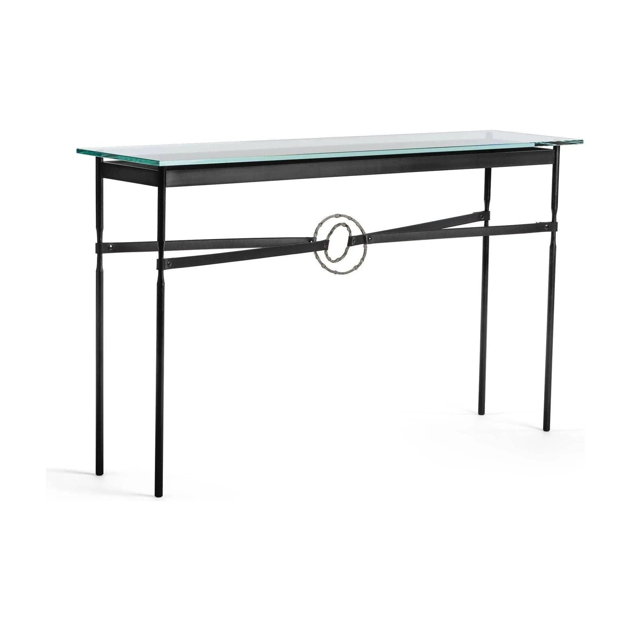 Hubbardton Forge - Equus Black Leather Console Table - 750118-10-20-LK-VA0714 - Canada Light Shop