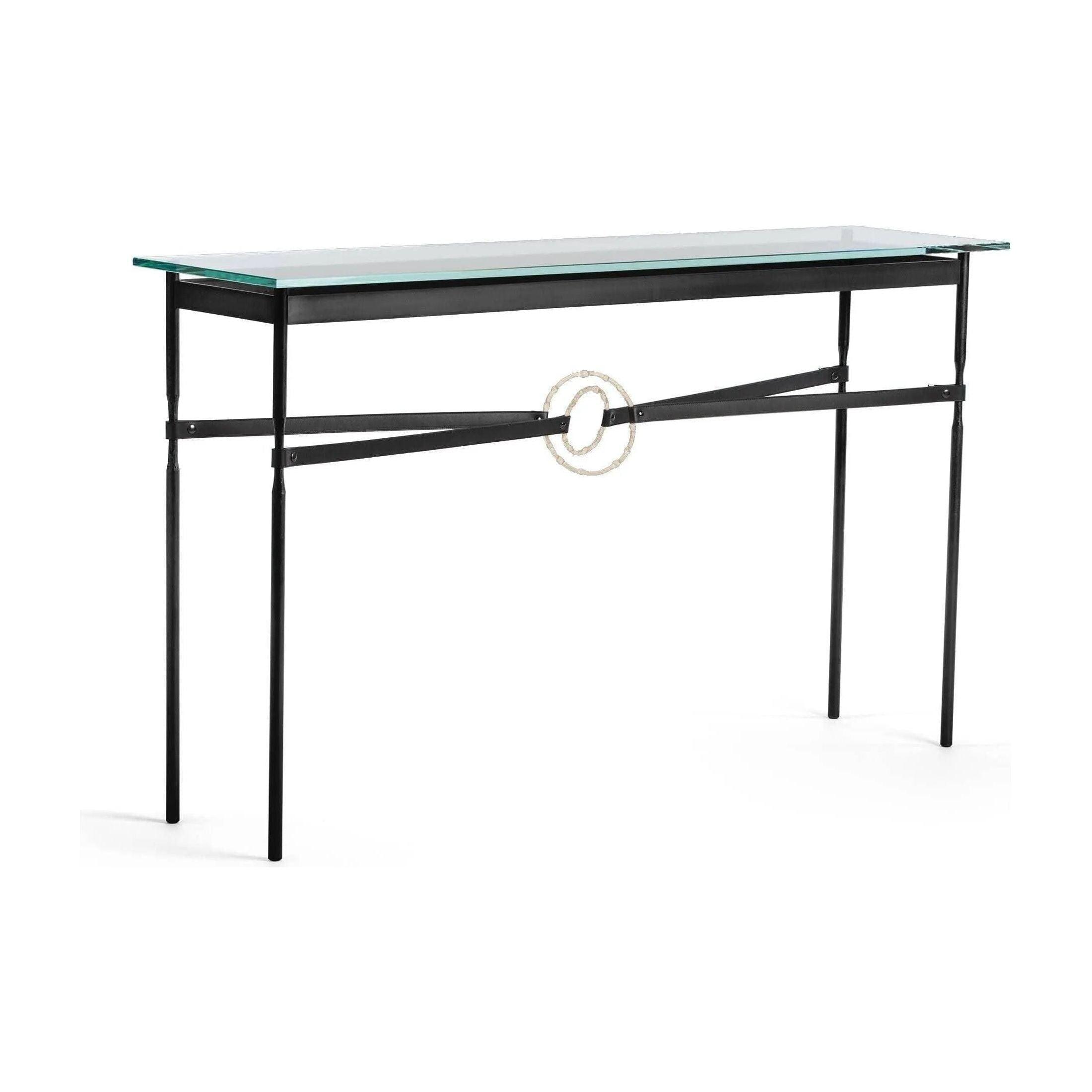 Hubbardton Forge - Equus Black Leather Console Table - 750118-10-84-LK-VA0714 - Canada Light Shop