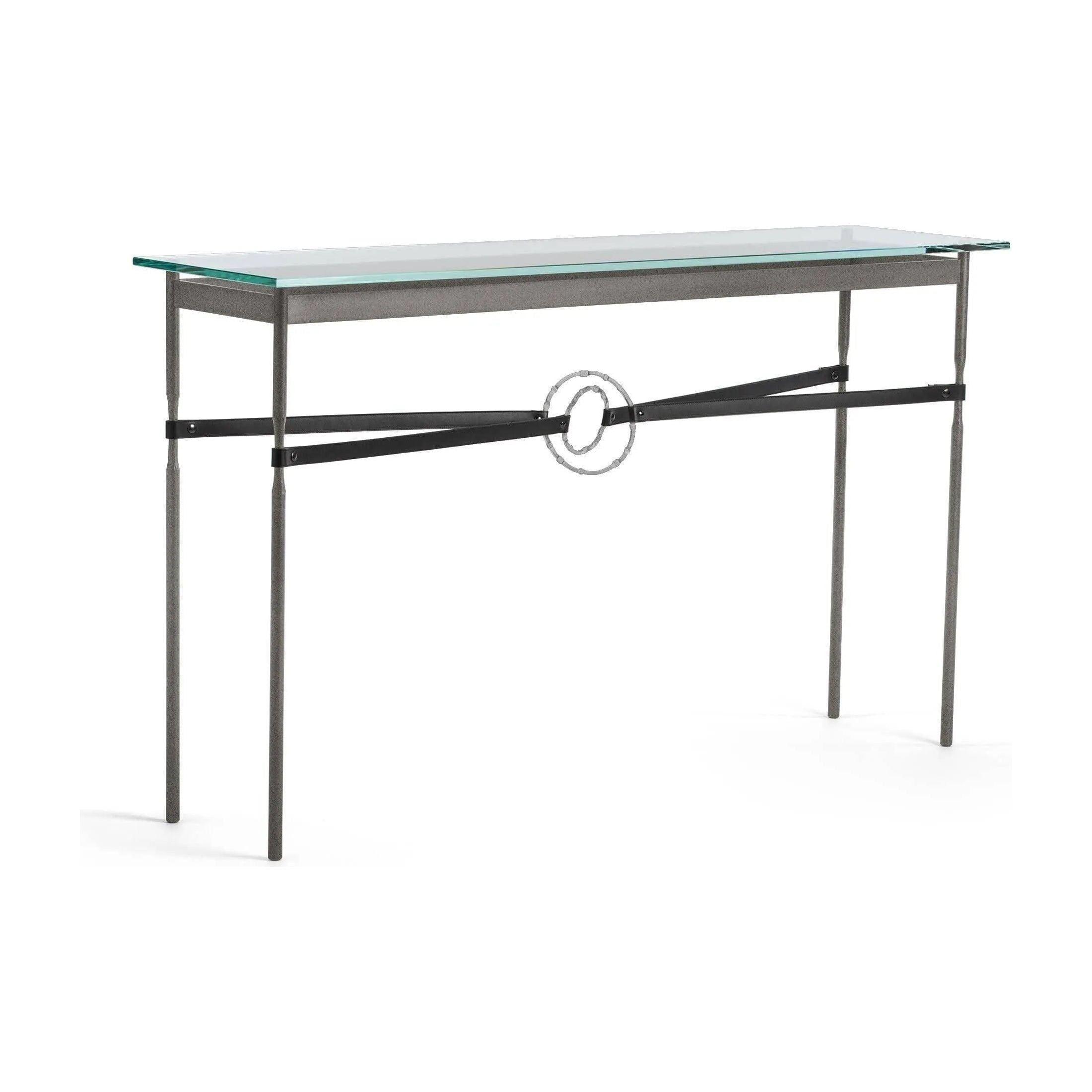 Hubbardton Forge - Equus Black Leather Console Table - 750118-20-82-LK-VA0714 - Canada Light Shop