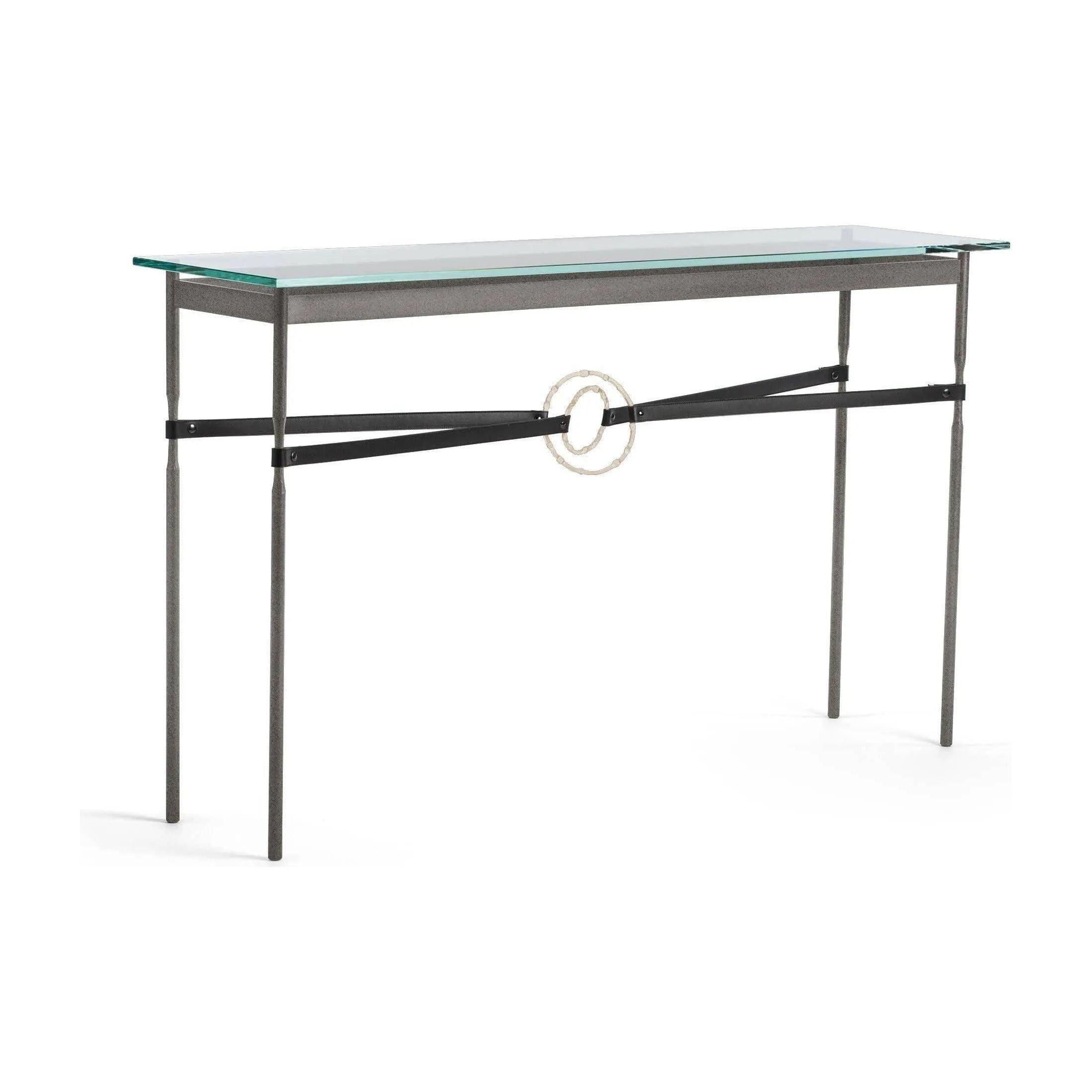Hubbardton Forge - Equus Black Leather Console Table - 750118-20-84-LK-VA0714 - Canada Light Shop