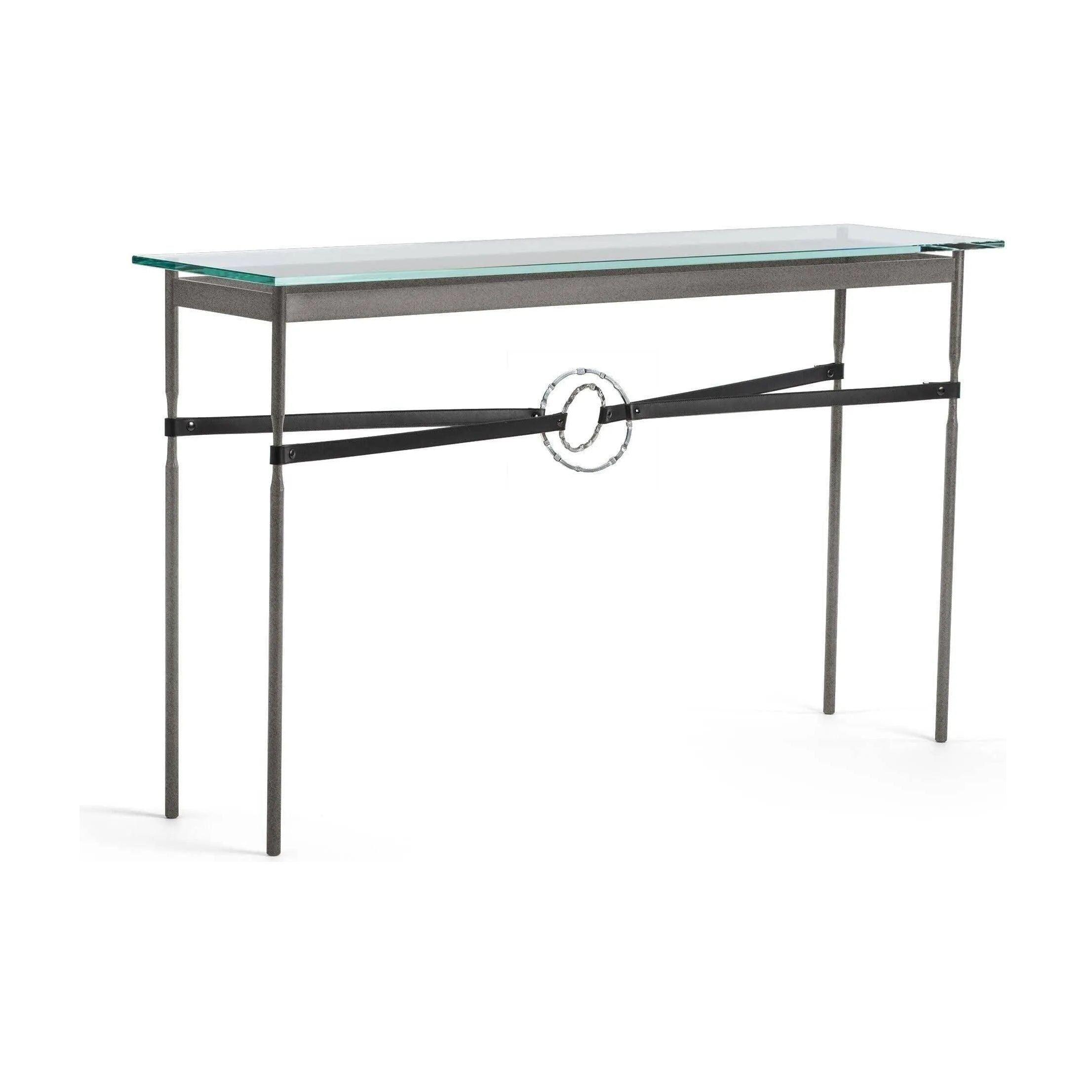 Hubbardton Forge - Equus Black Leather Console Table - 750118-20-85-LK-VA0714 - Canada Light Shop
