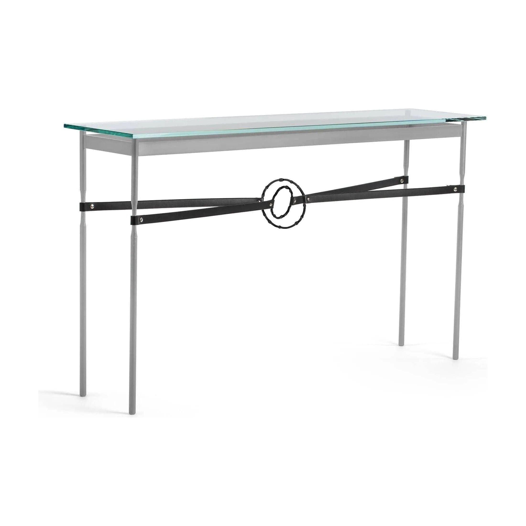 Hubbardton Forge - Equus Black Leather Console Table - 750118-82-10-LK-VA0714 - Canada Light Shop