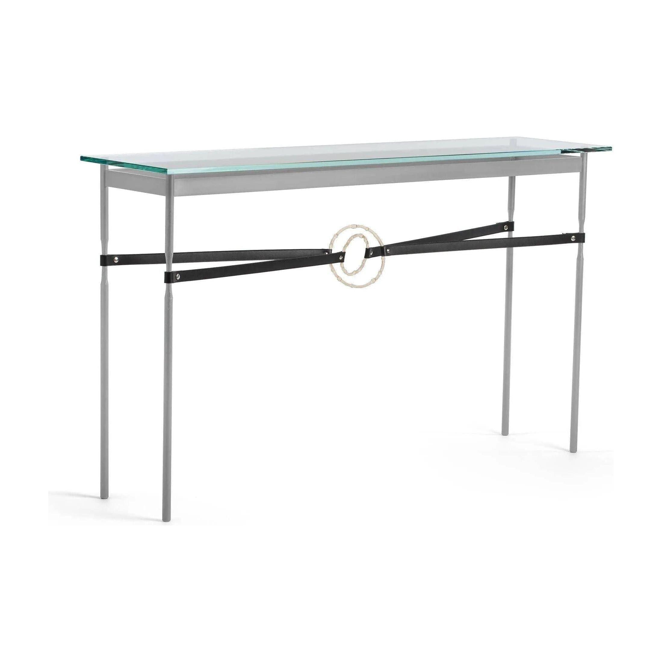 Hubbardton Forge - Equus Black Leather Console Table - 750118-82-84-LK-VA0714 - Canada Light Shop