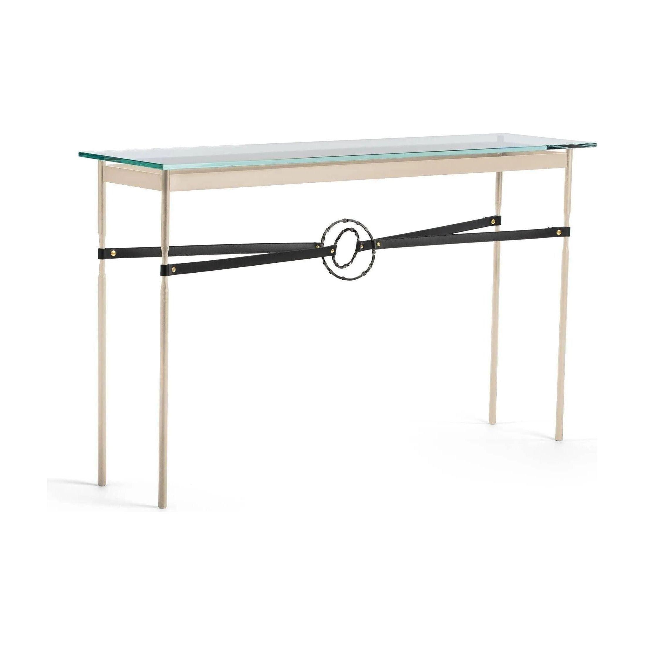Hubbardton Forge - Equus Black Leather Console Table - 750118-84-07-LK-VA0714 - Canada Light Shop