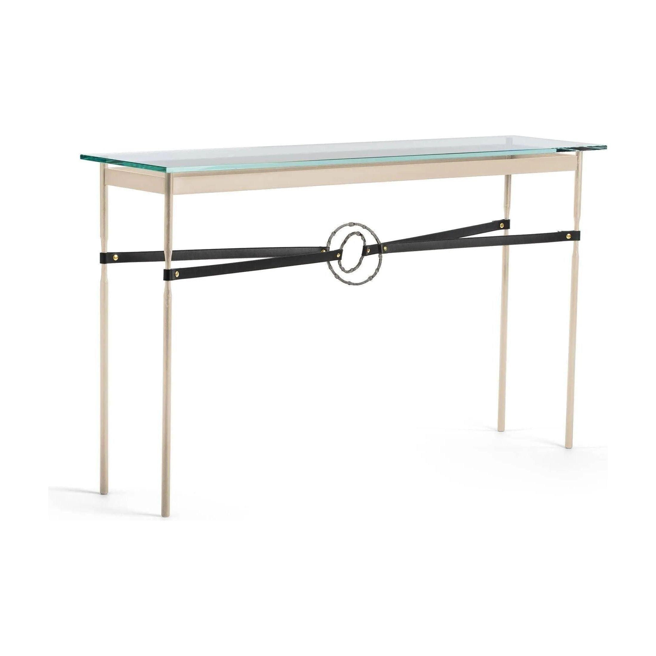 Hubbardton Forge - Equus Black Leather Console Table - 750118-84-20-LK-VA0714 - Canada Light Shop
