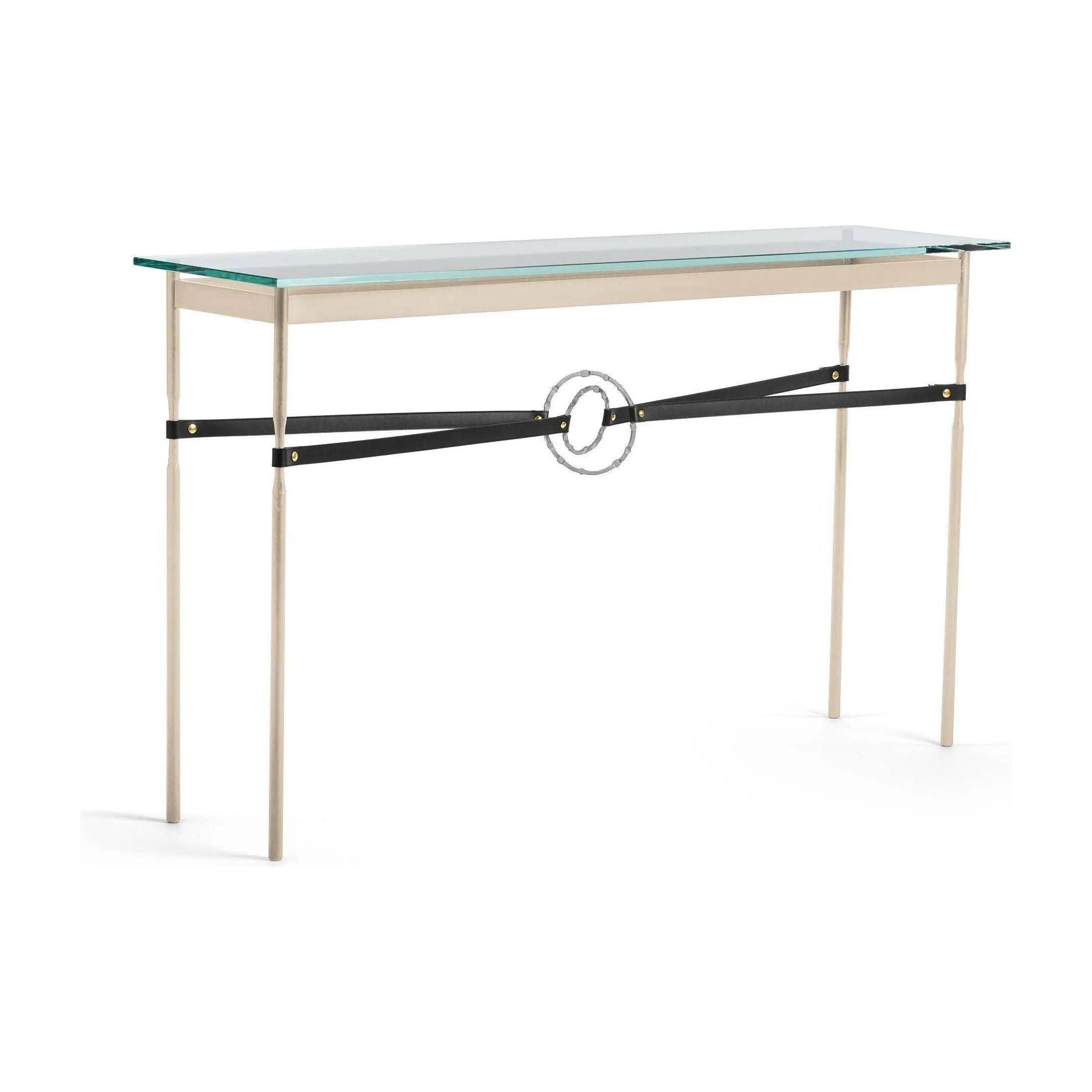 Hubbardton Forge - Equus Black Leather Console Table - 750118-84-82-LK-VA0714 - Canada Light Shop